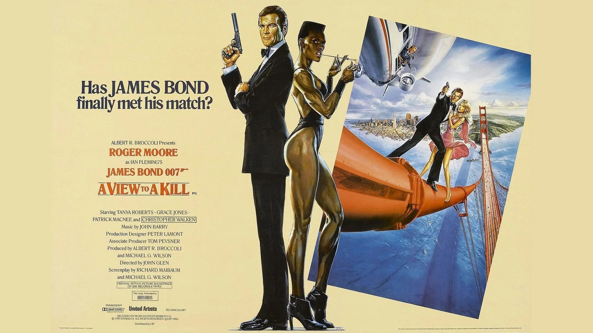 High quality A View to a Kill (1985) prints online - Popcorn Poster Official