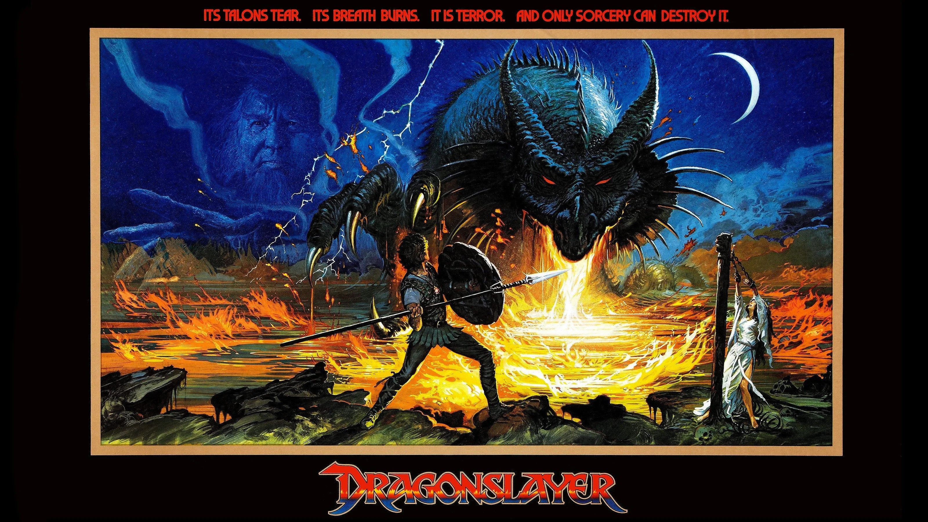 High quality Dragonslayer (1981) prints online - Popcorn Poster Official
