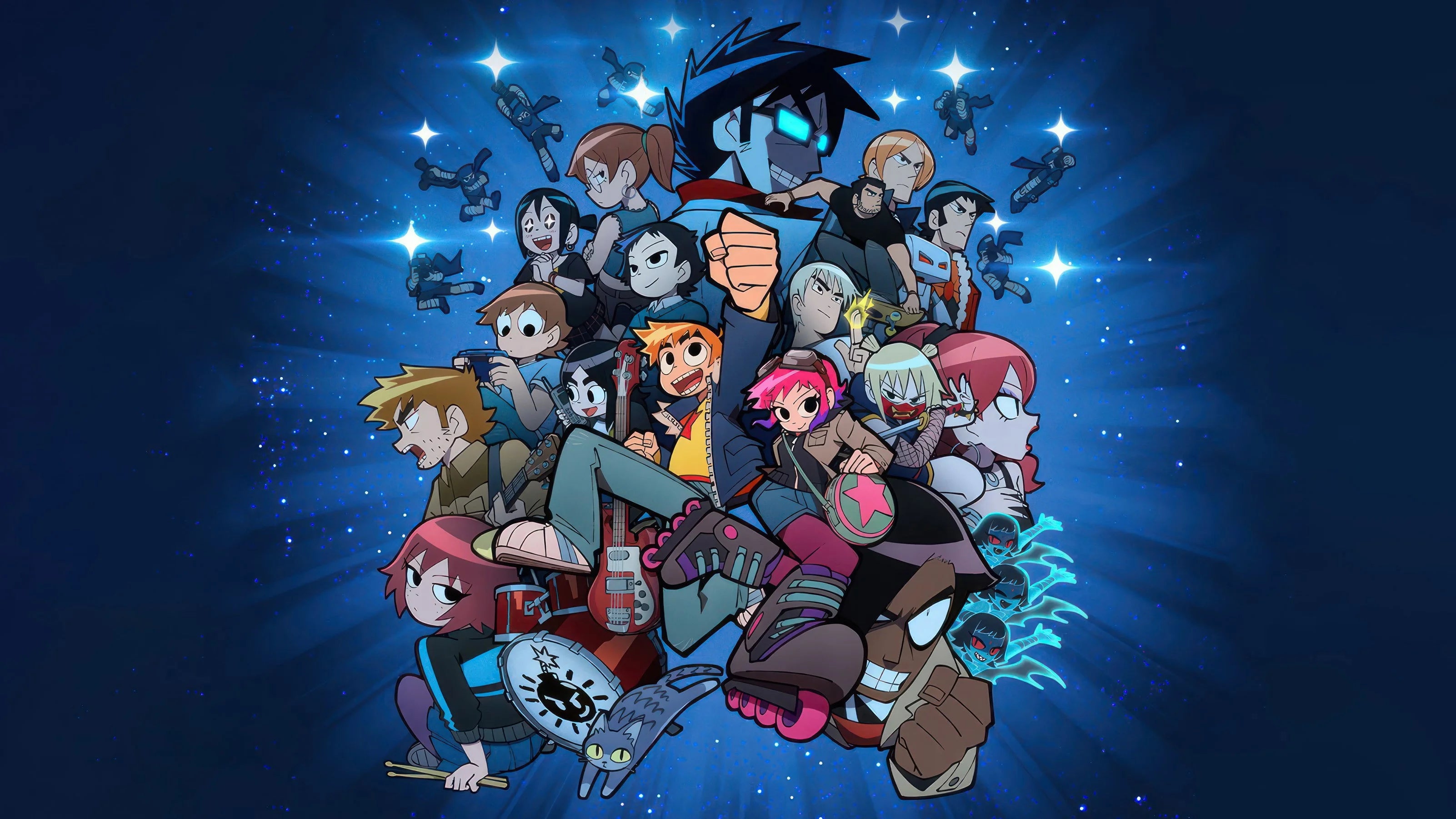 High quality Scott Pilgrim Takes Off (2023) prints online - Popcorn Poster Official
