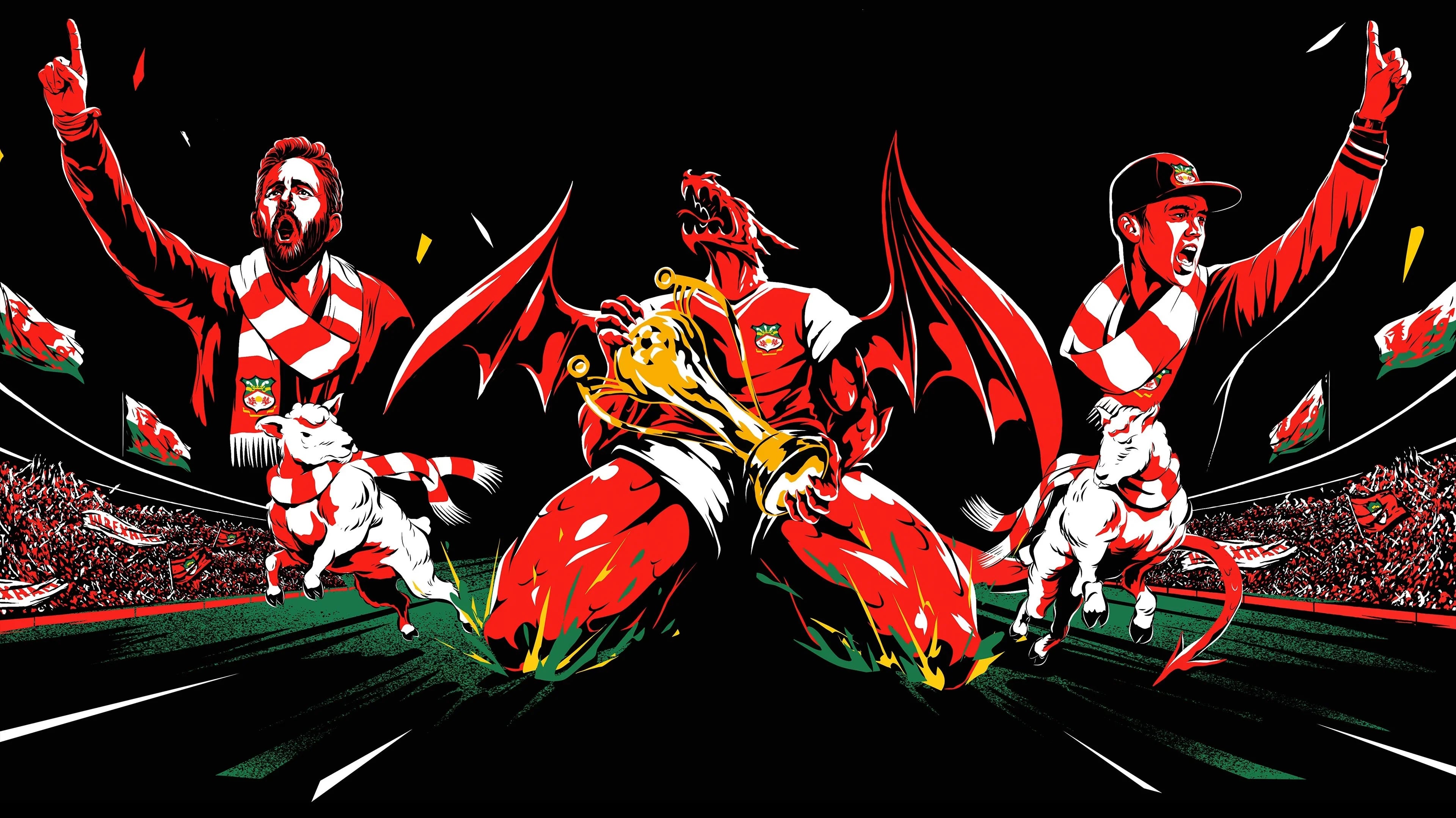 High quality Welcome to Wrexham (2022) prints online - Popcorn Poster Official