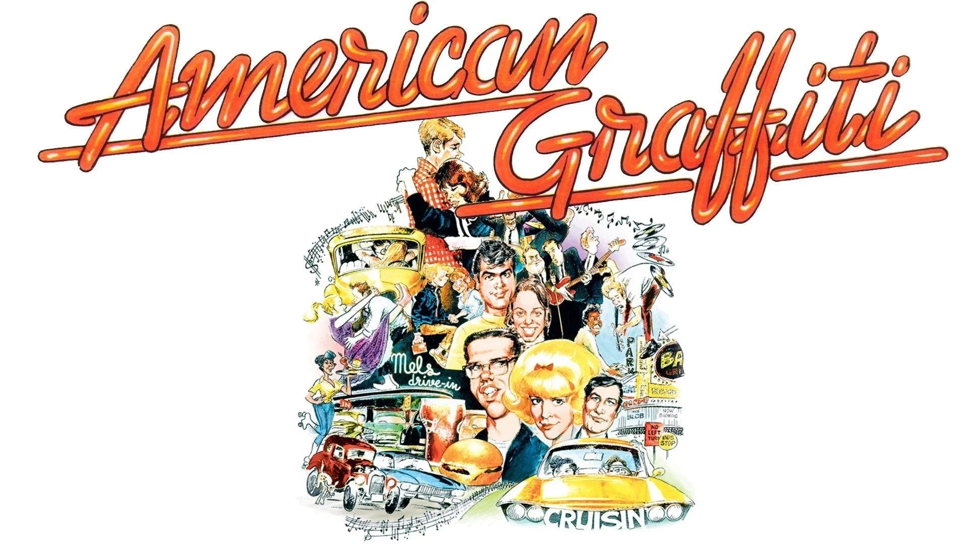 American Graffiti (1973) home theater movie art - The Popcorn Poster Store