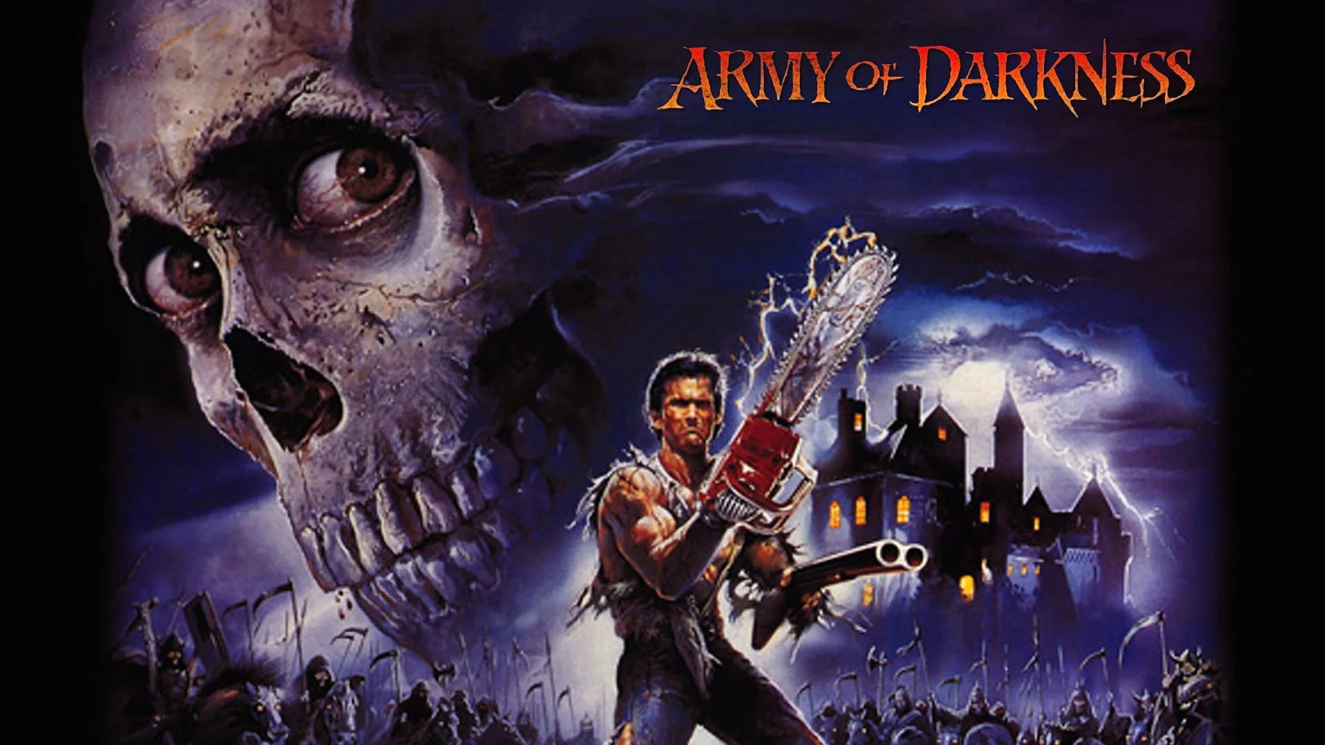 Army of Darkness (1992) home theater movie art - The Popcorn Poster Store