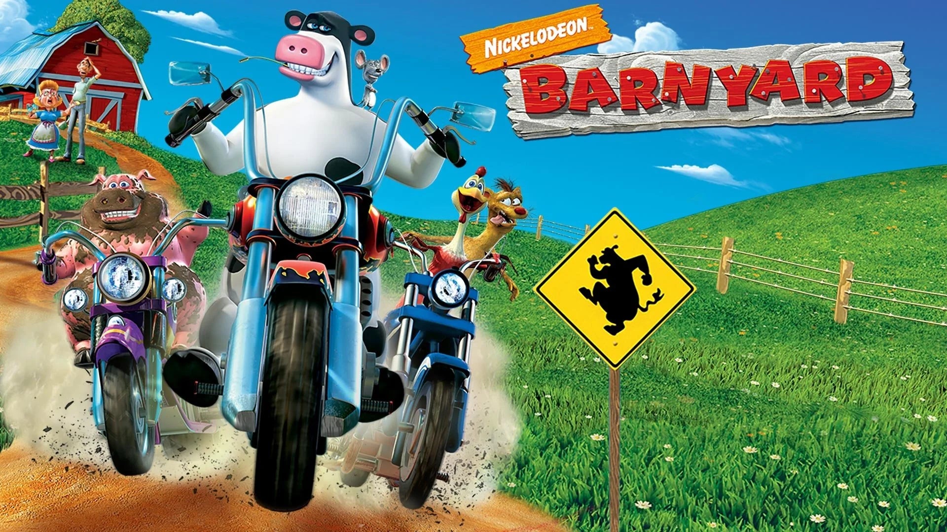Barnyard (2006) home theater movie art - The Popcorn Poster Store