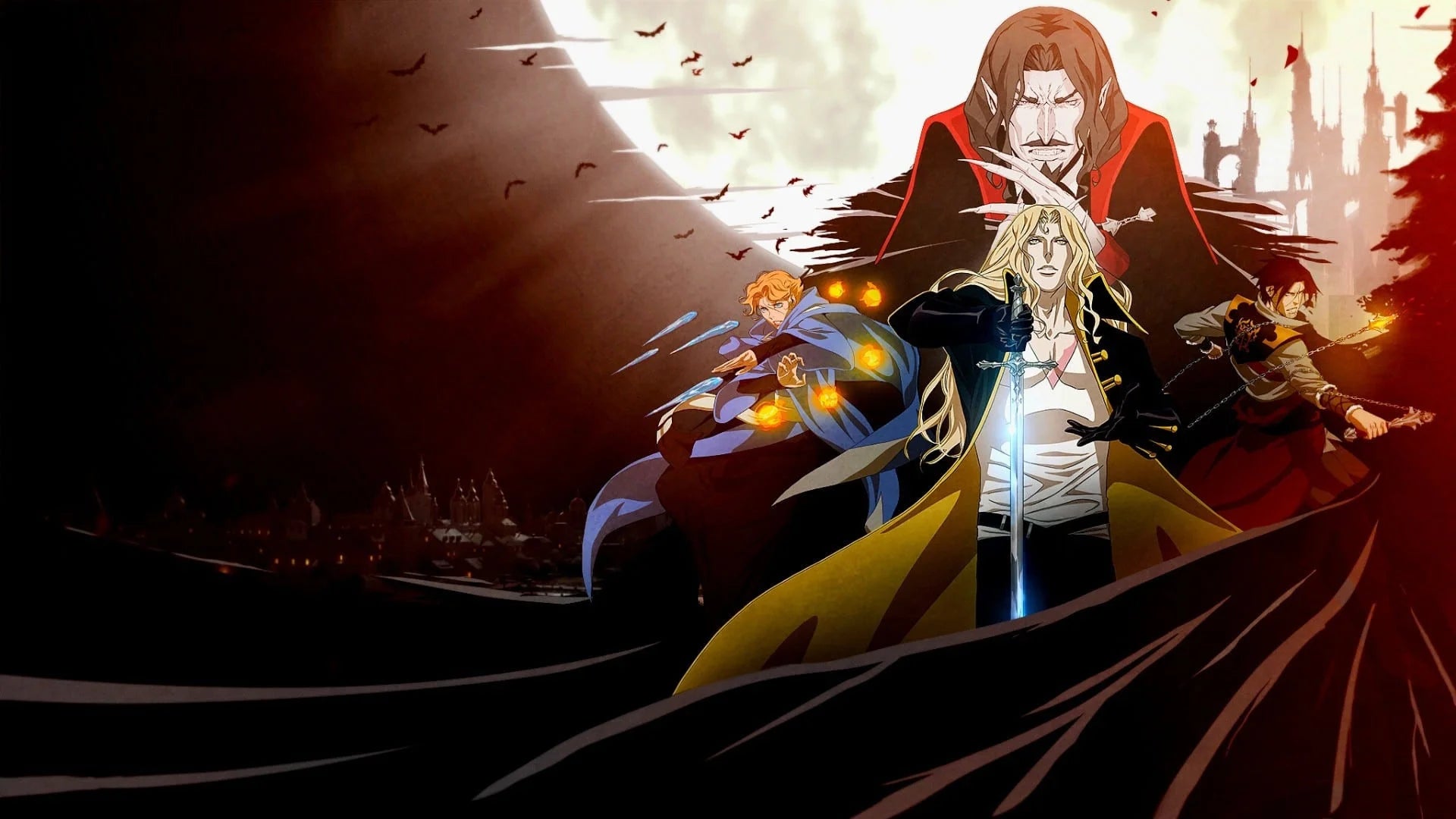 Castlevania (2017) home theater movie art - The Popcorn Poster Store