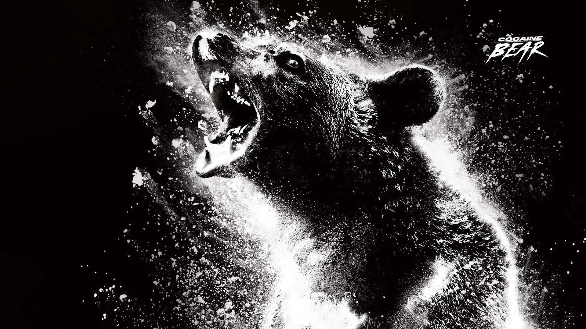 Cocaine Bear (2023) home theater movie art - The Popcorn Poster Store