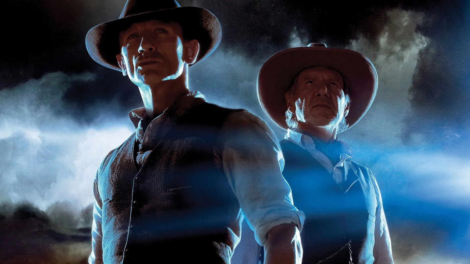 Cowboys & Aliens (2011) home theater movie art - The Popcorn Poster Store