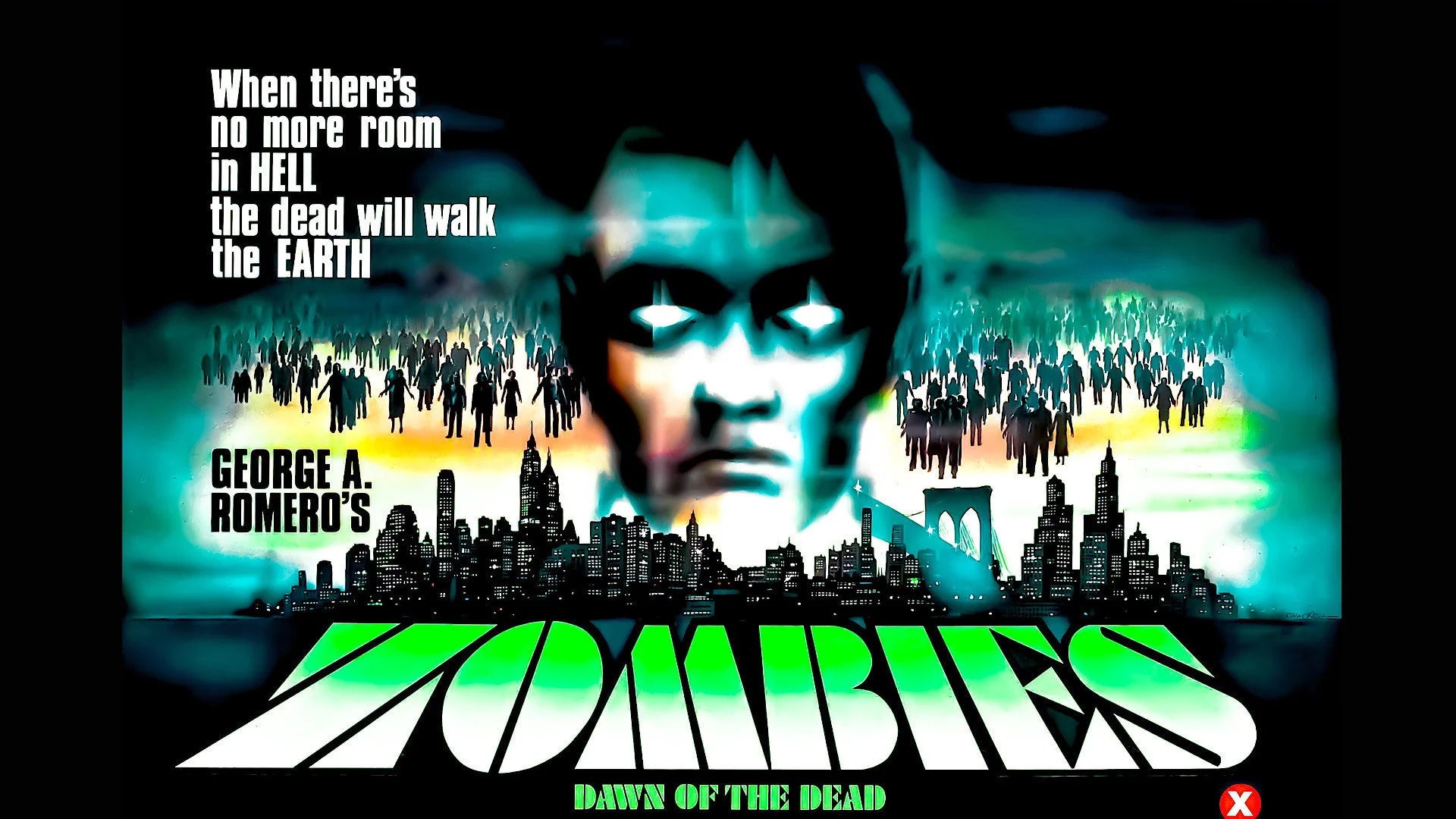 Dawn of the Dead (1978) home theater movie art - The Popcorn Poster Store
