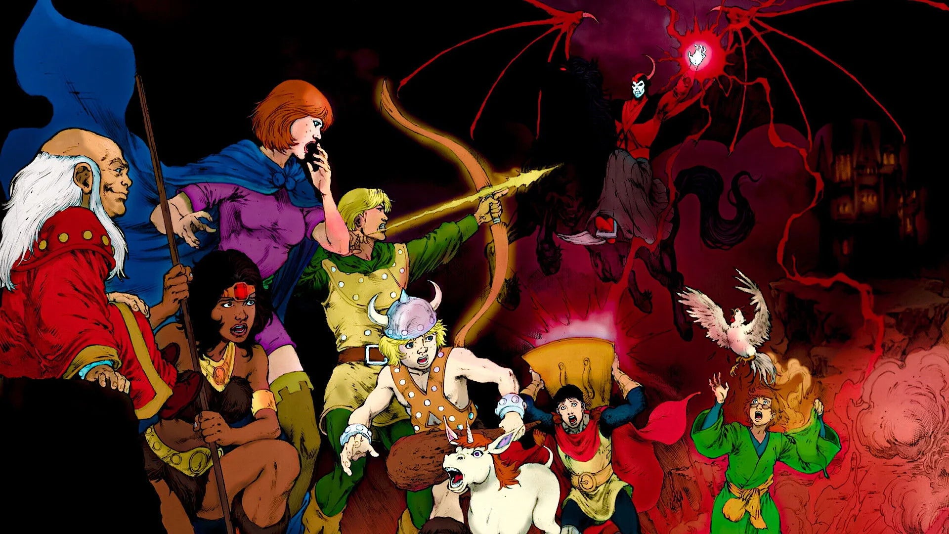 Dungeons & Dragons (1983) home theater movie art - The Popcorn Poster Store