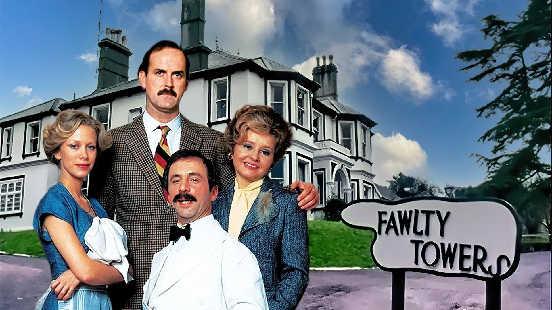 Fawlty Towers (1975) home theater movie art - The Popcorn Poster Store