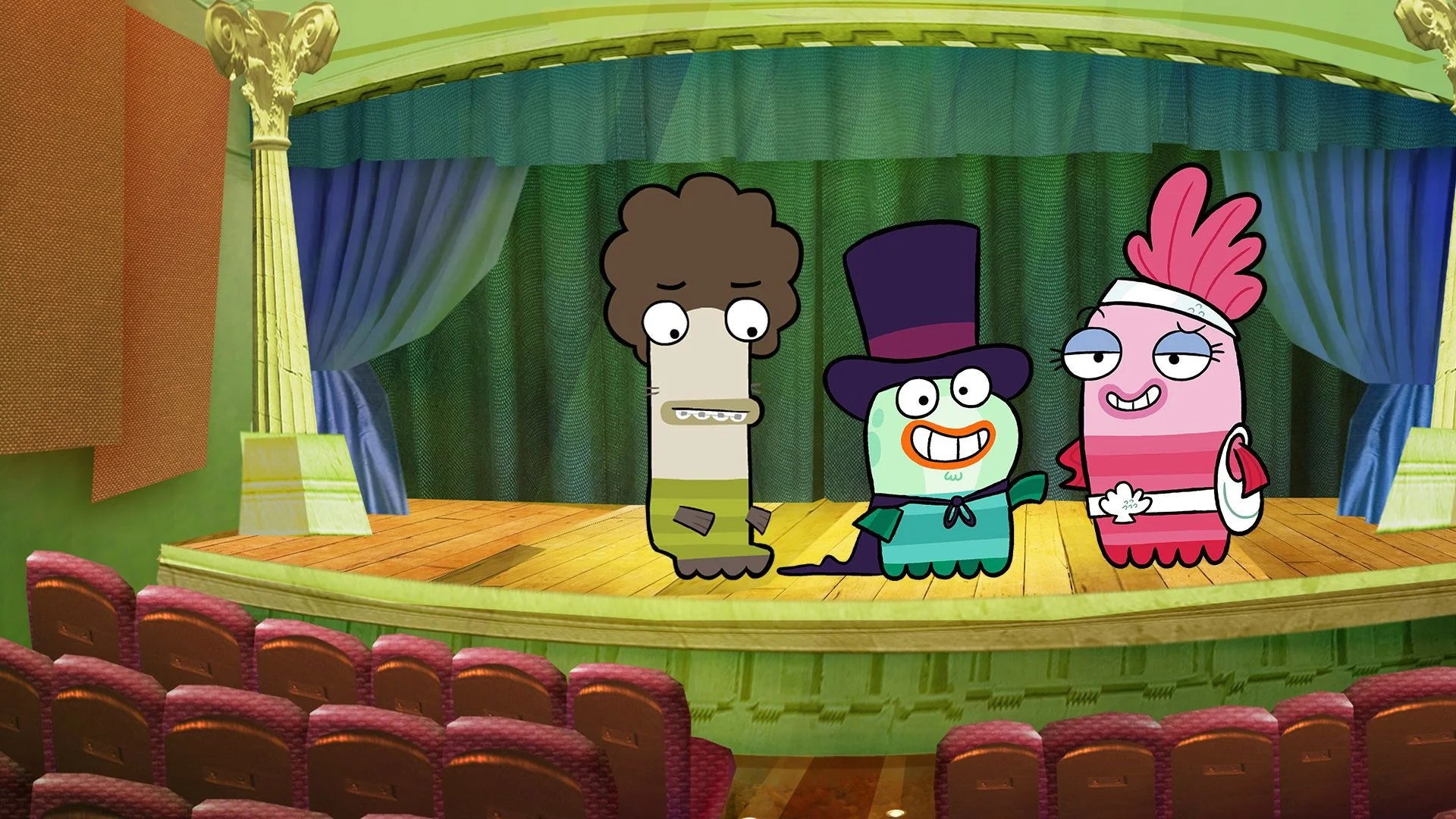 Fish Hooks (2010) home theater movie art - The Popcorn Poster Store