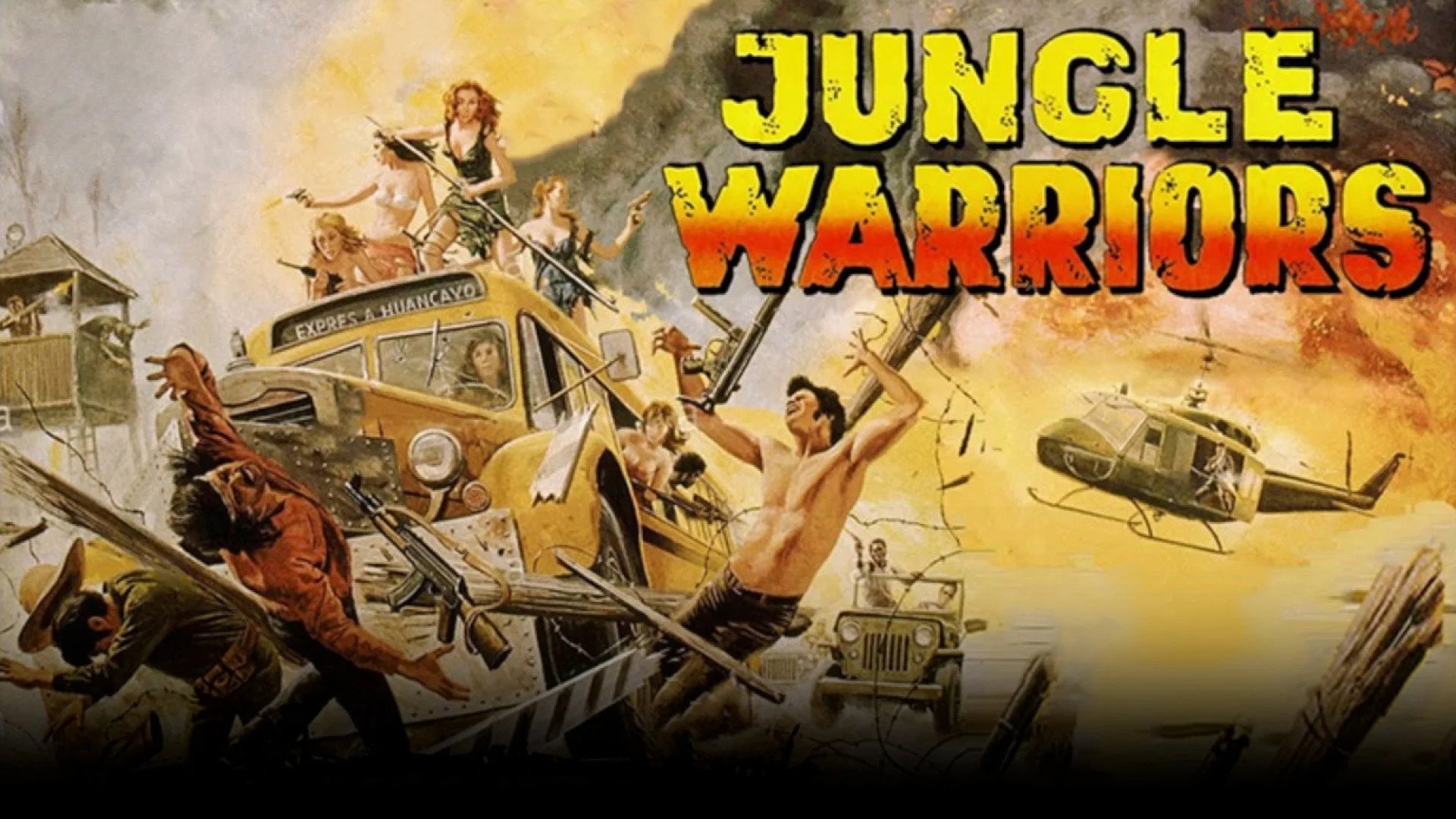 Jungle Warriors (1984) home theater movie art - The Popcorn Poster Store