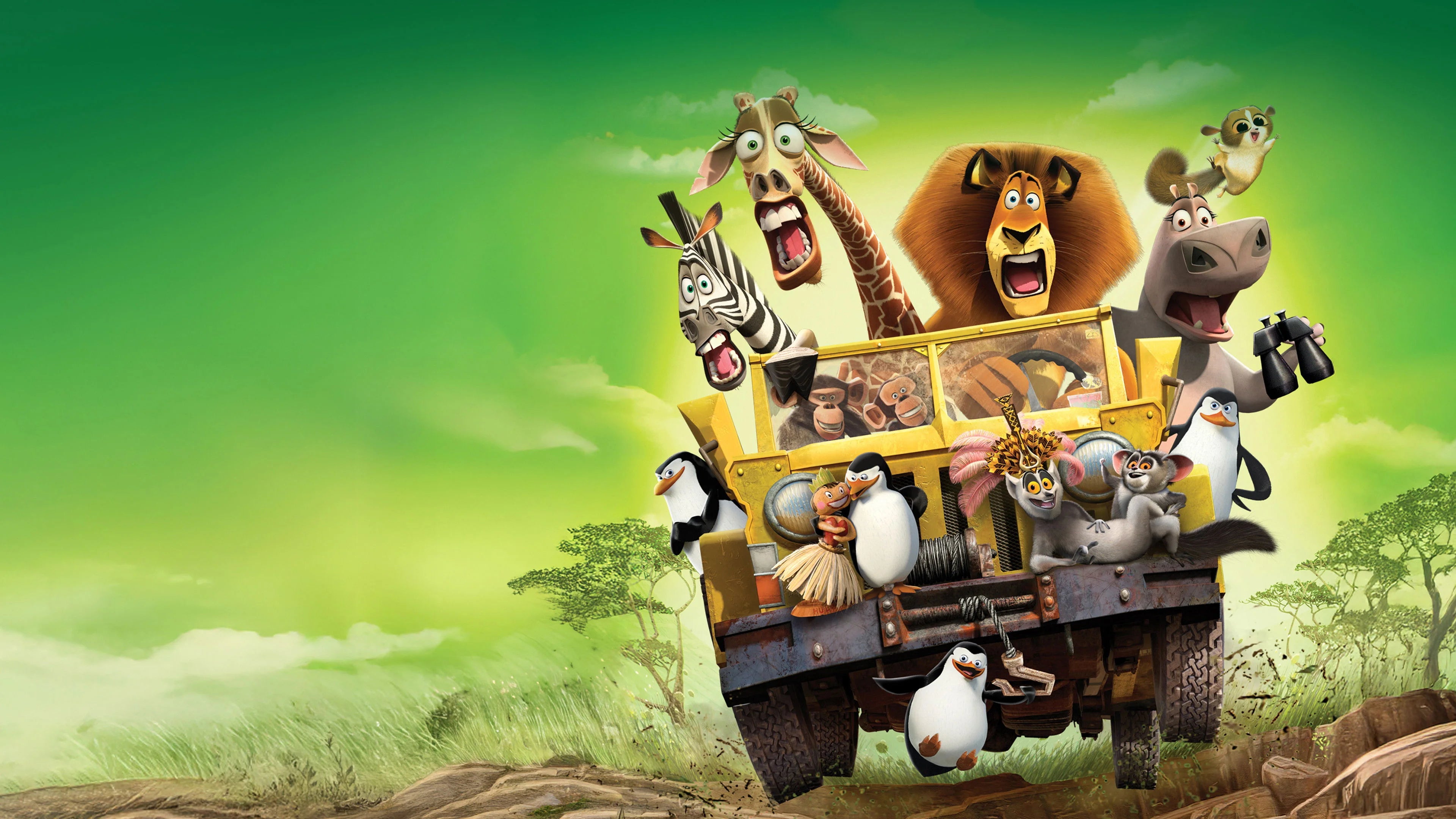 Madagascar Escape 2 Africa (2008) home theater movie art - The Popcorn Poster Store