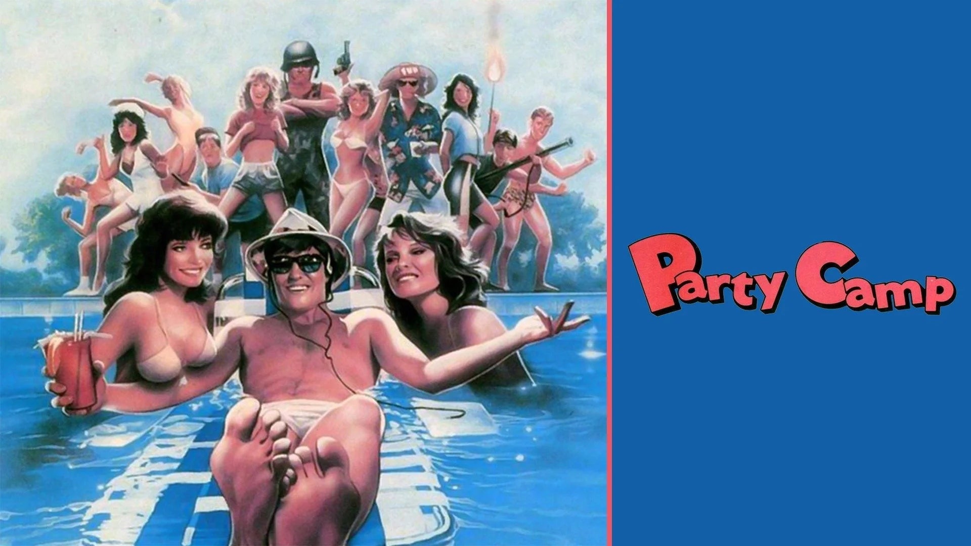 Party Camp (1987) home theater movie art - The Popcorn Poster Store