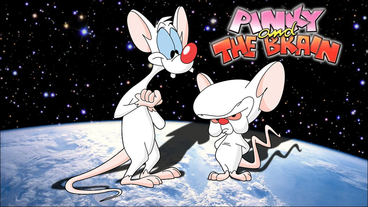 Pinky and the Brain (1995) home theater movie art - The Popcorn Poster Store