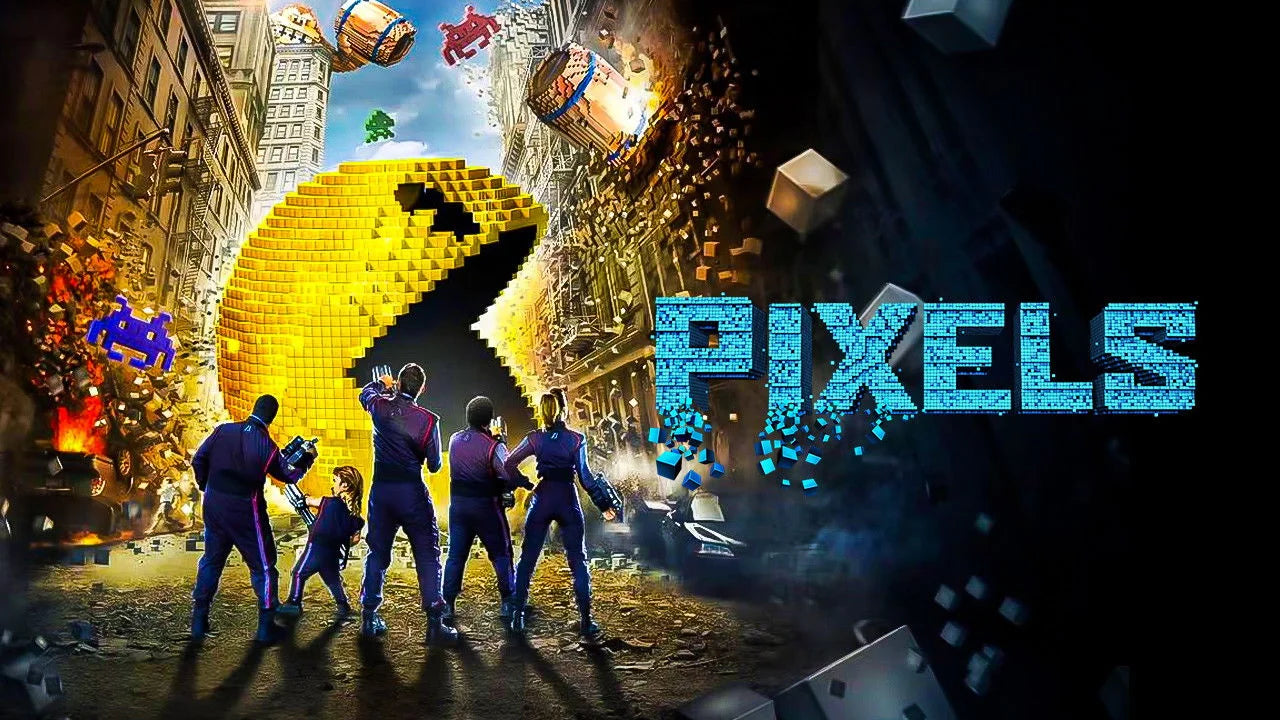 Pixels (2015) home theater movie art - The Popcorn Poster Store