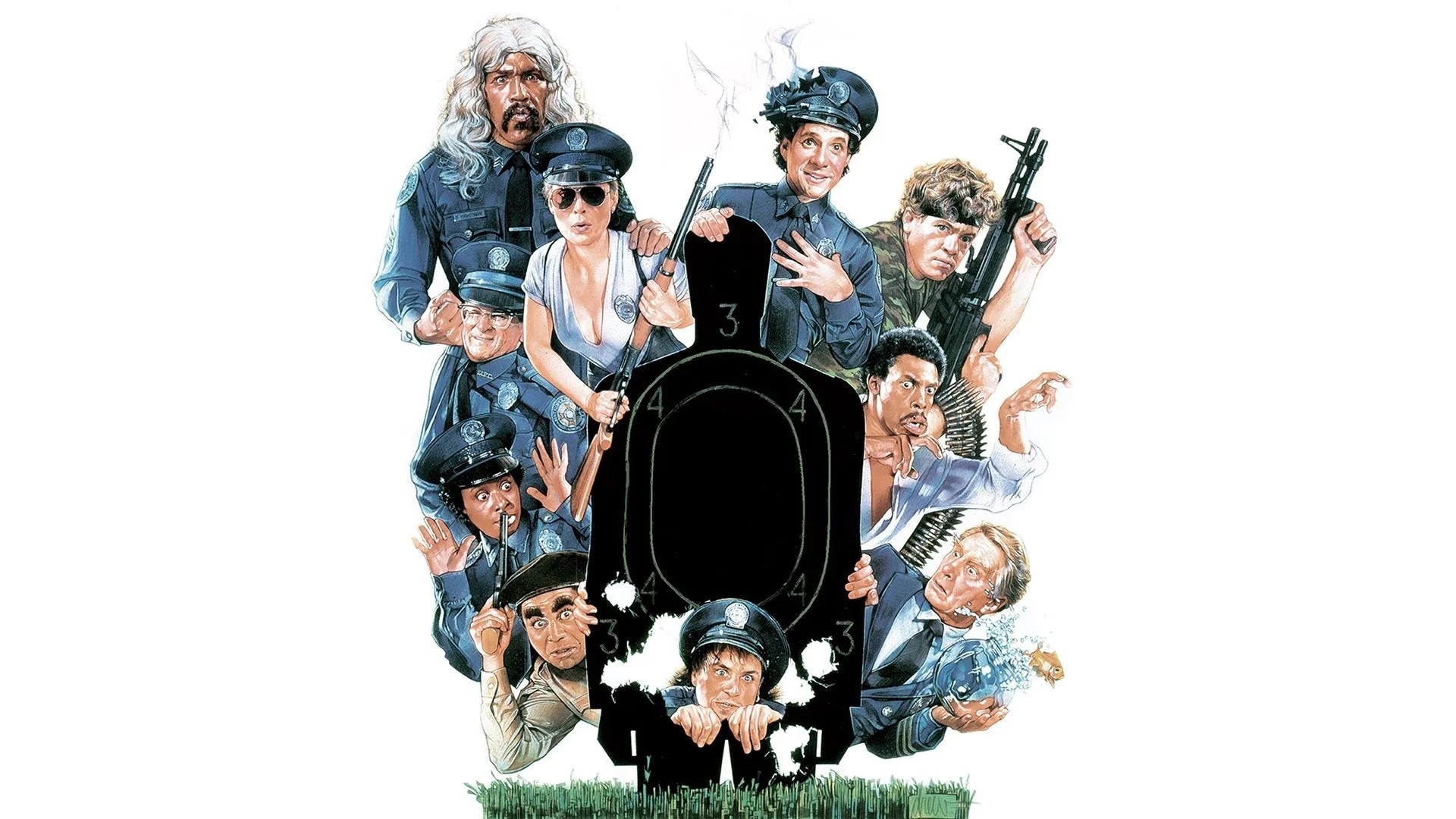 Police Academy 3 Back in Training (1986) home theater movie art - The Popcorn Poster Store