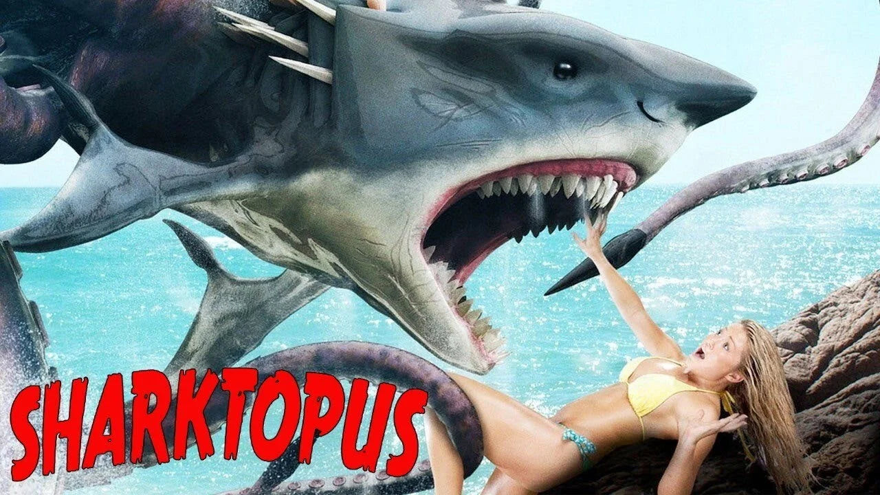 Sharktopus (2010) home theater movie art - The Popcorn Poster Store
