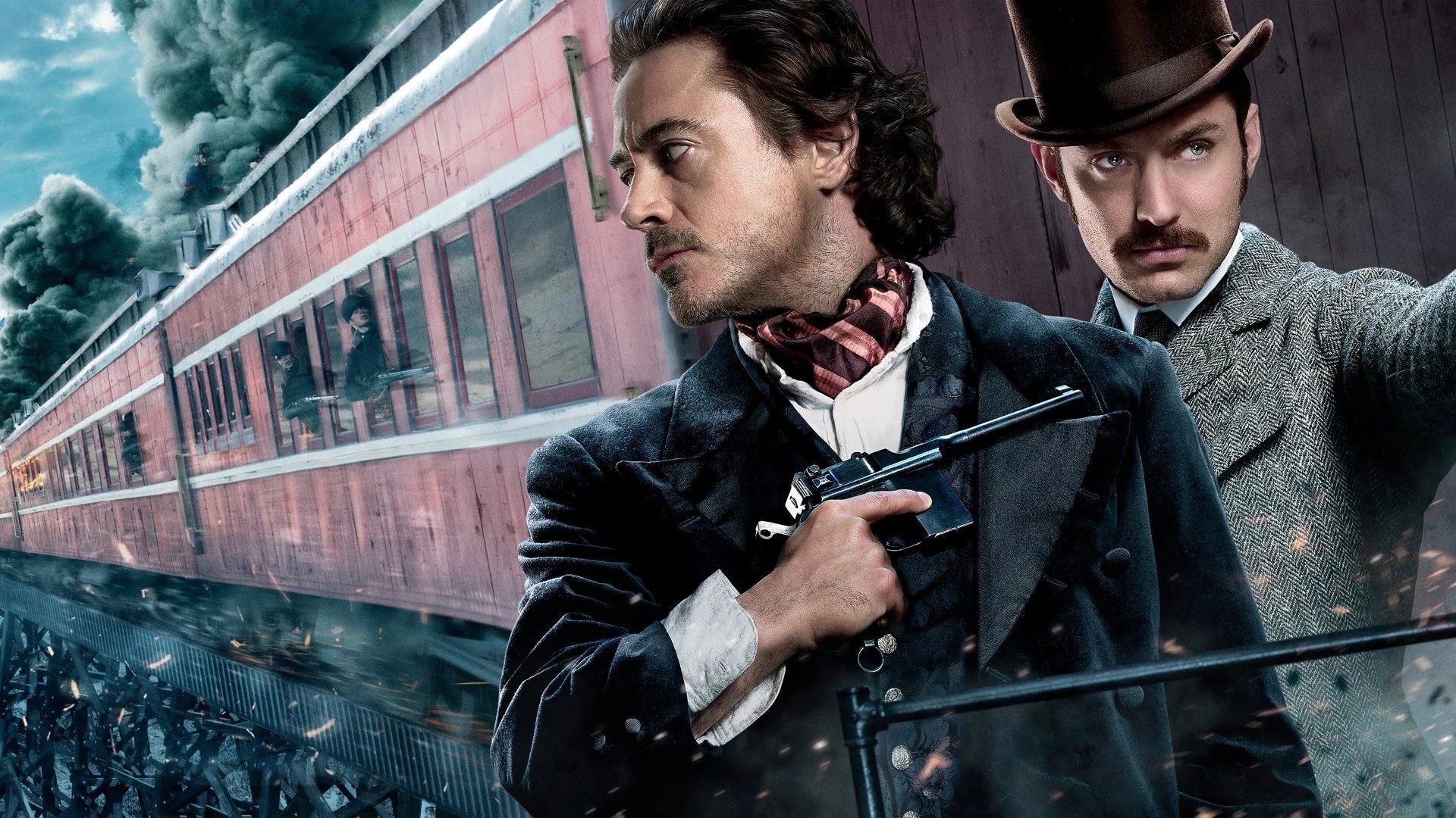 Sherlock Holmes A Game of Shadows (2011) home theater movie art - The Popcorn Poster Store