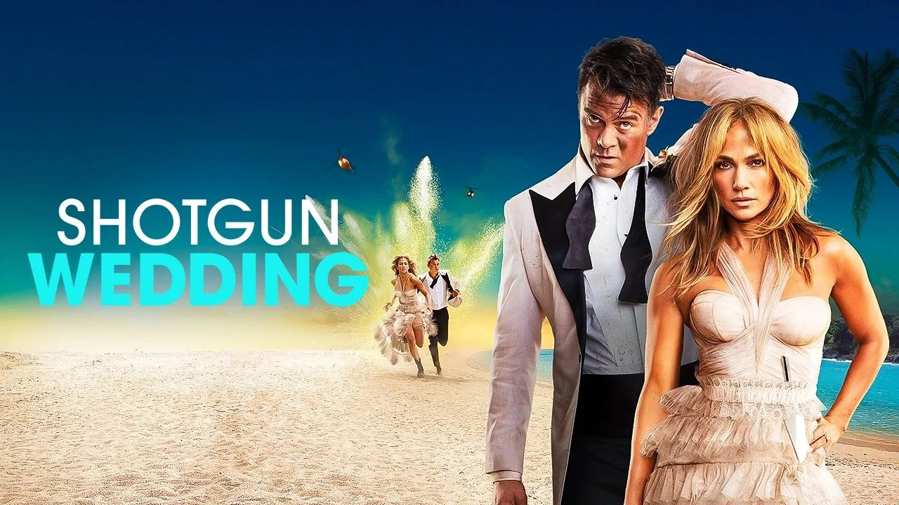 Shotgun Wedding (2022) home theater movie art - The Popcorn Poster Store