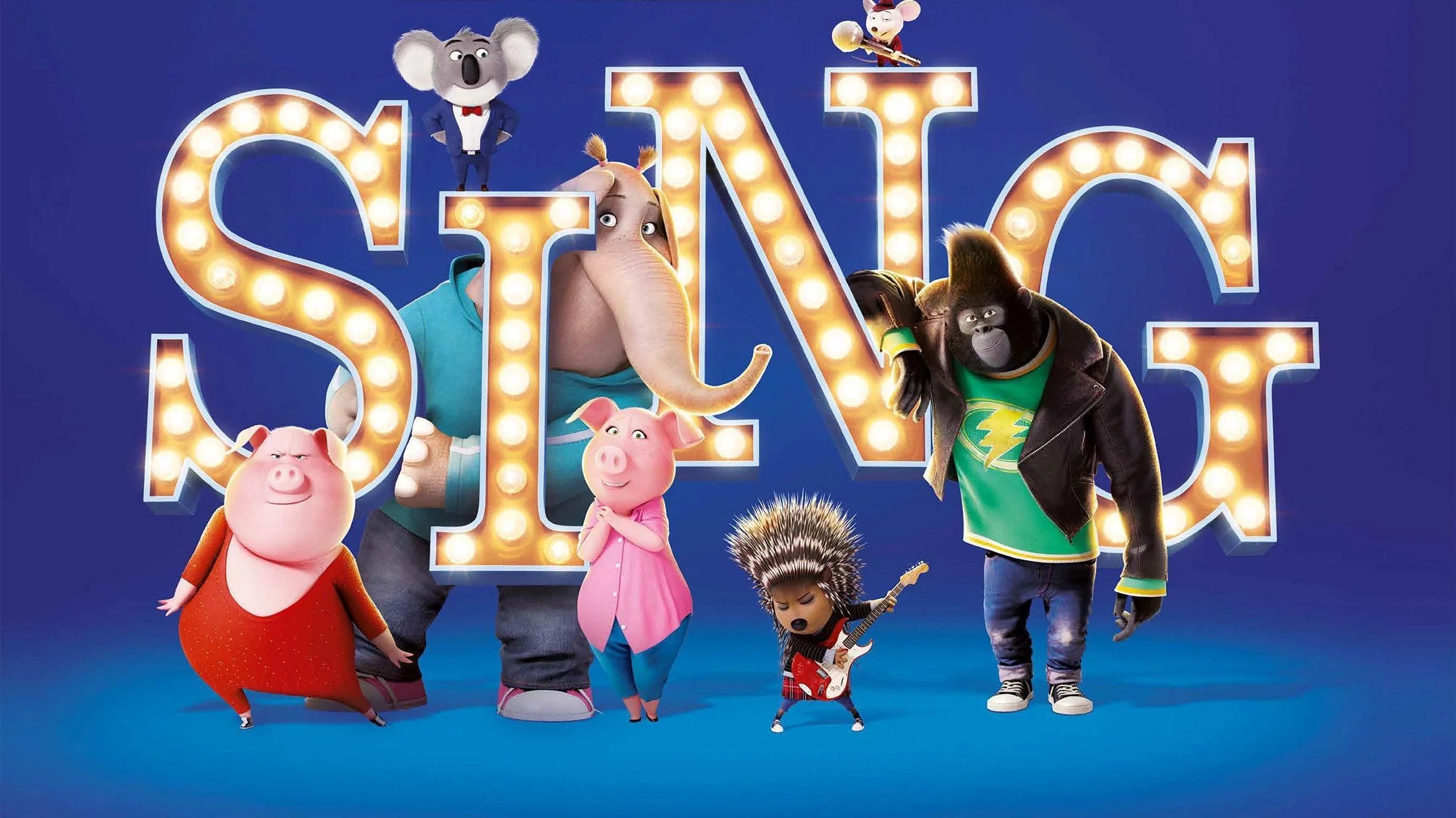 Sing (2016) home theater movie art - The Popcorn Poster Store