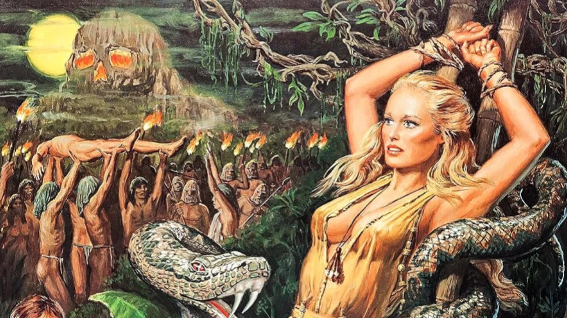 Slave of the Cannibal God (1978) home theater movie art - The Popcorn Poster Store
