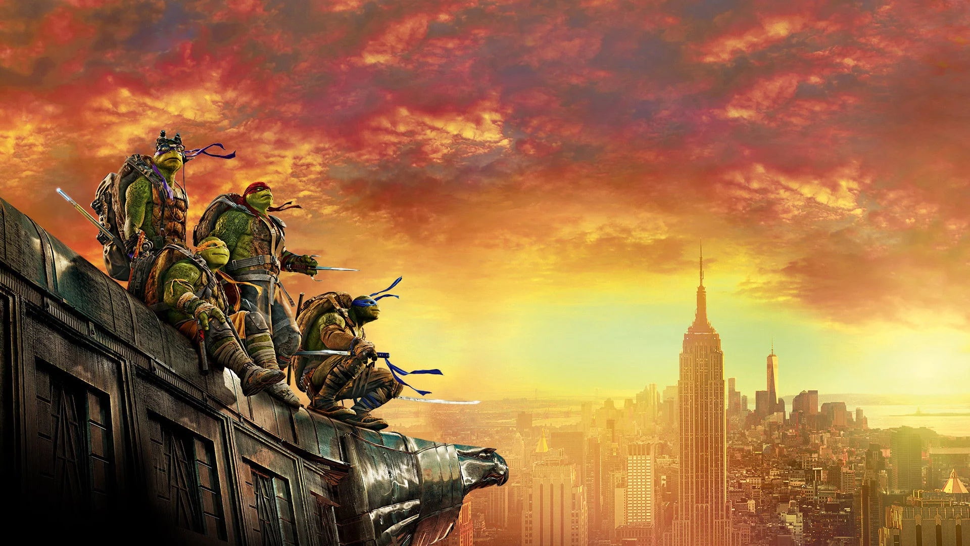 Teenage Mutant Ninja Turtles Out of the Shadows (2016) home theater movie art - The Popcorn Poster Store