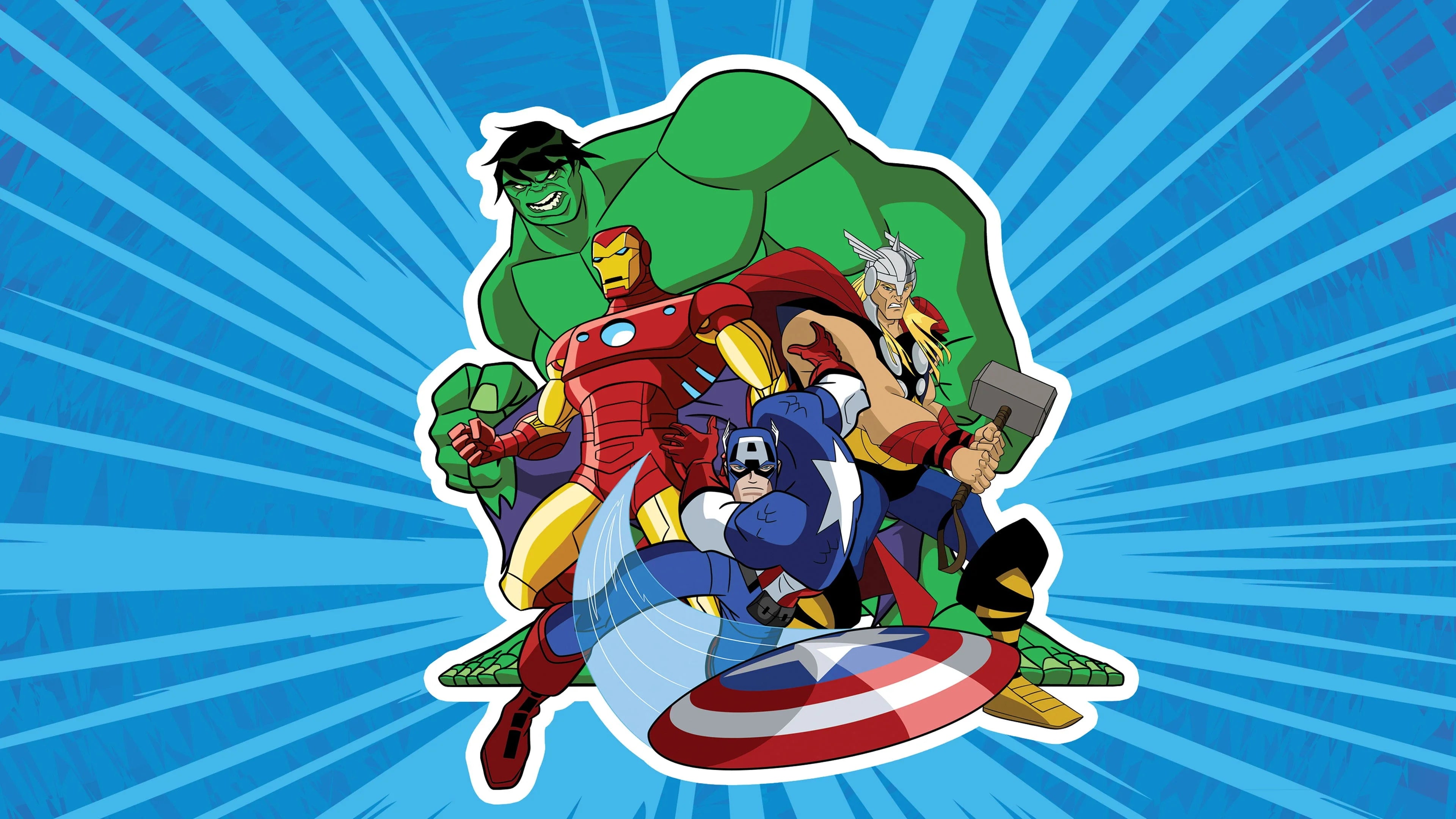 The Avengers Earth's Mightiest Heroes (2010) home theater movie art - The Popcorn Poster Store