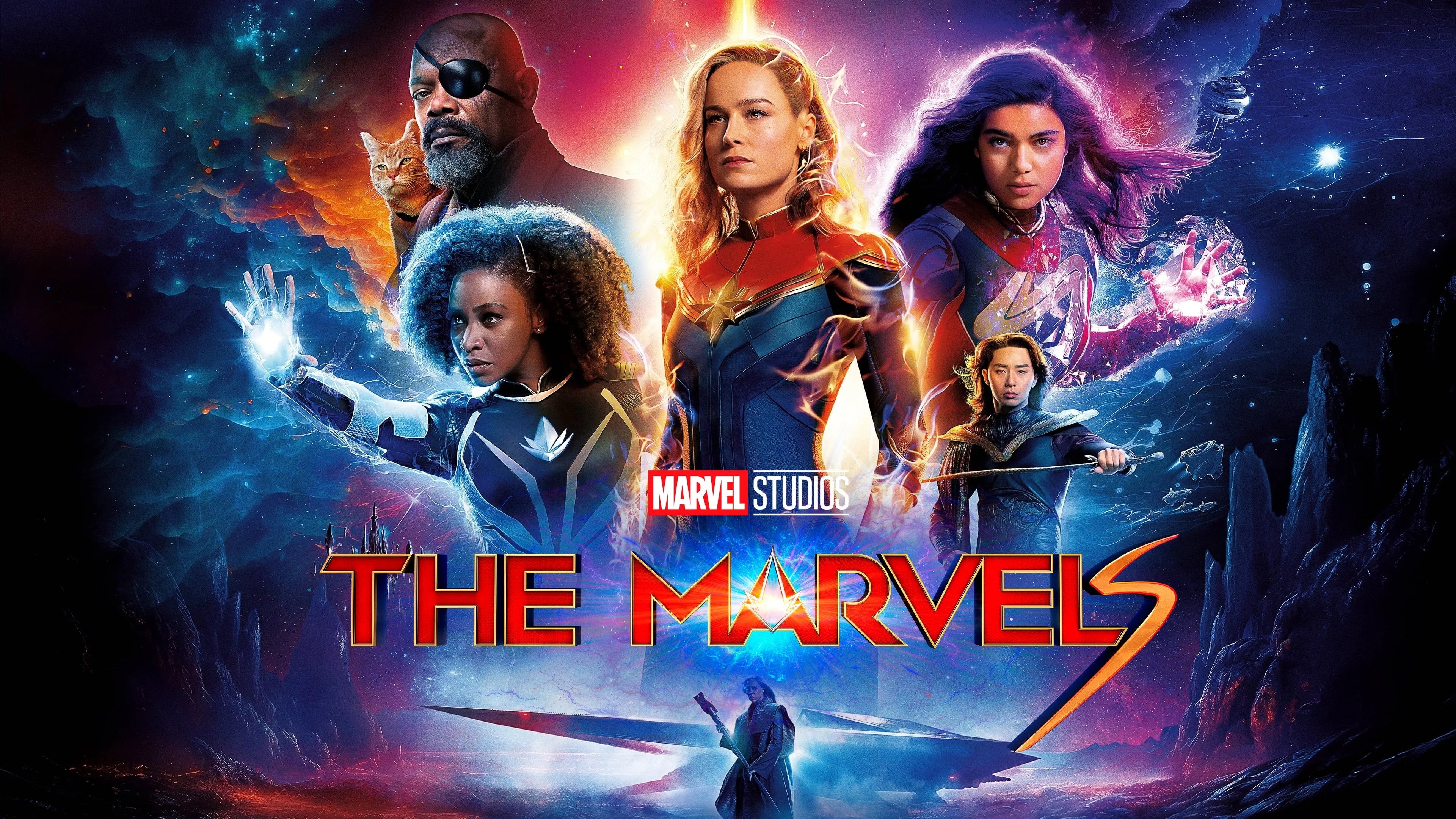 The Marvels (2023) home theater movie art - The Popcorn Poster Store