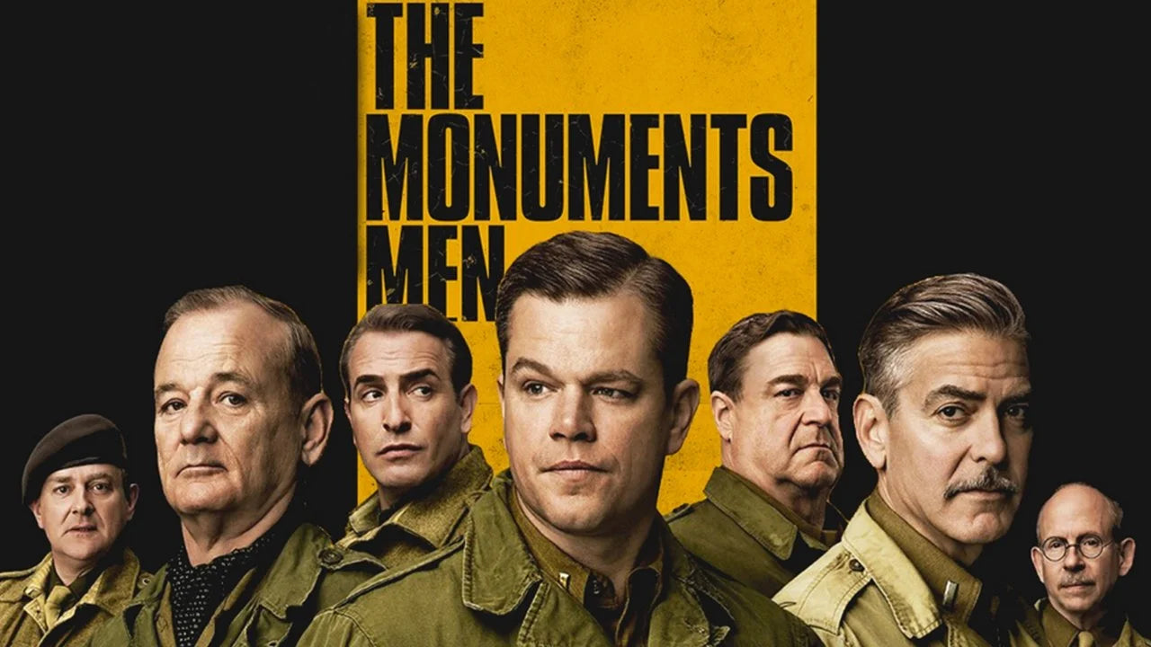 The Monuments Men (2014) home theater movie art - The Popcorn Poster Store