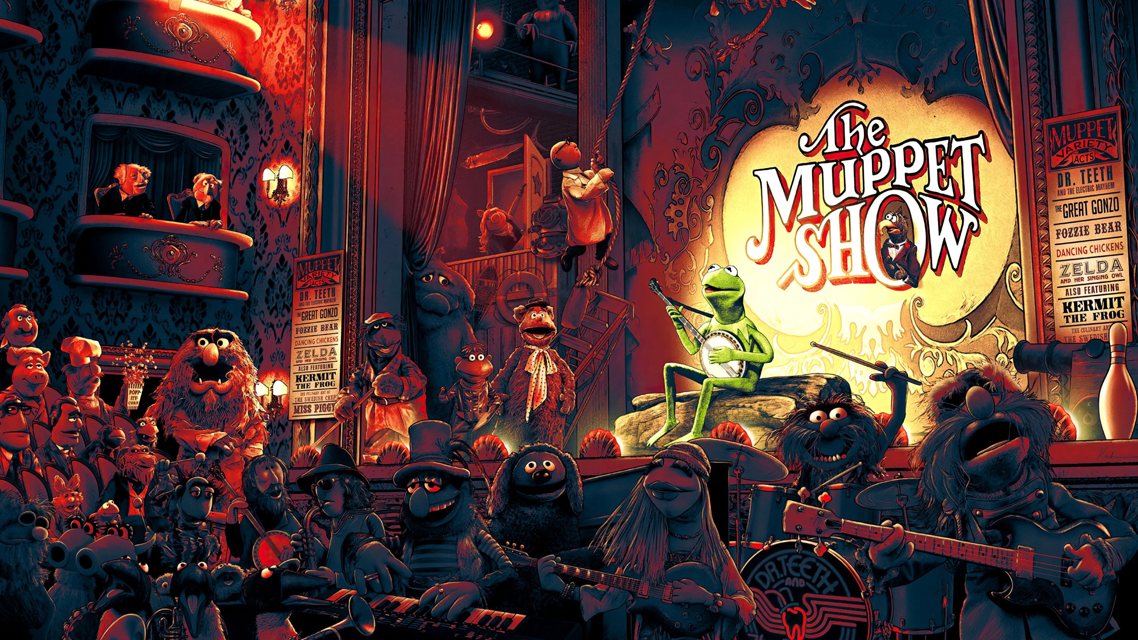 The Muppet Show (1976) home theater movie art - The Popcorn Poster Store