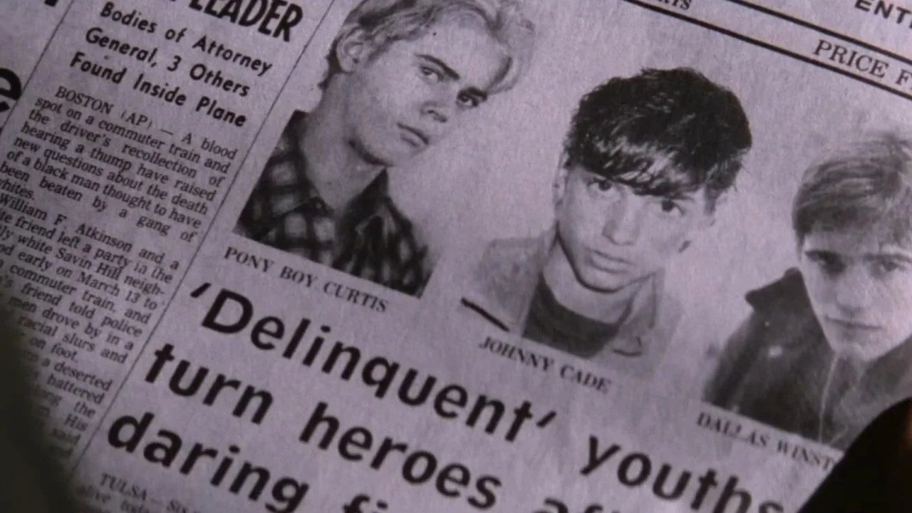The Outsiders (1983) home theater movie art - The Popcorn Poster Store