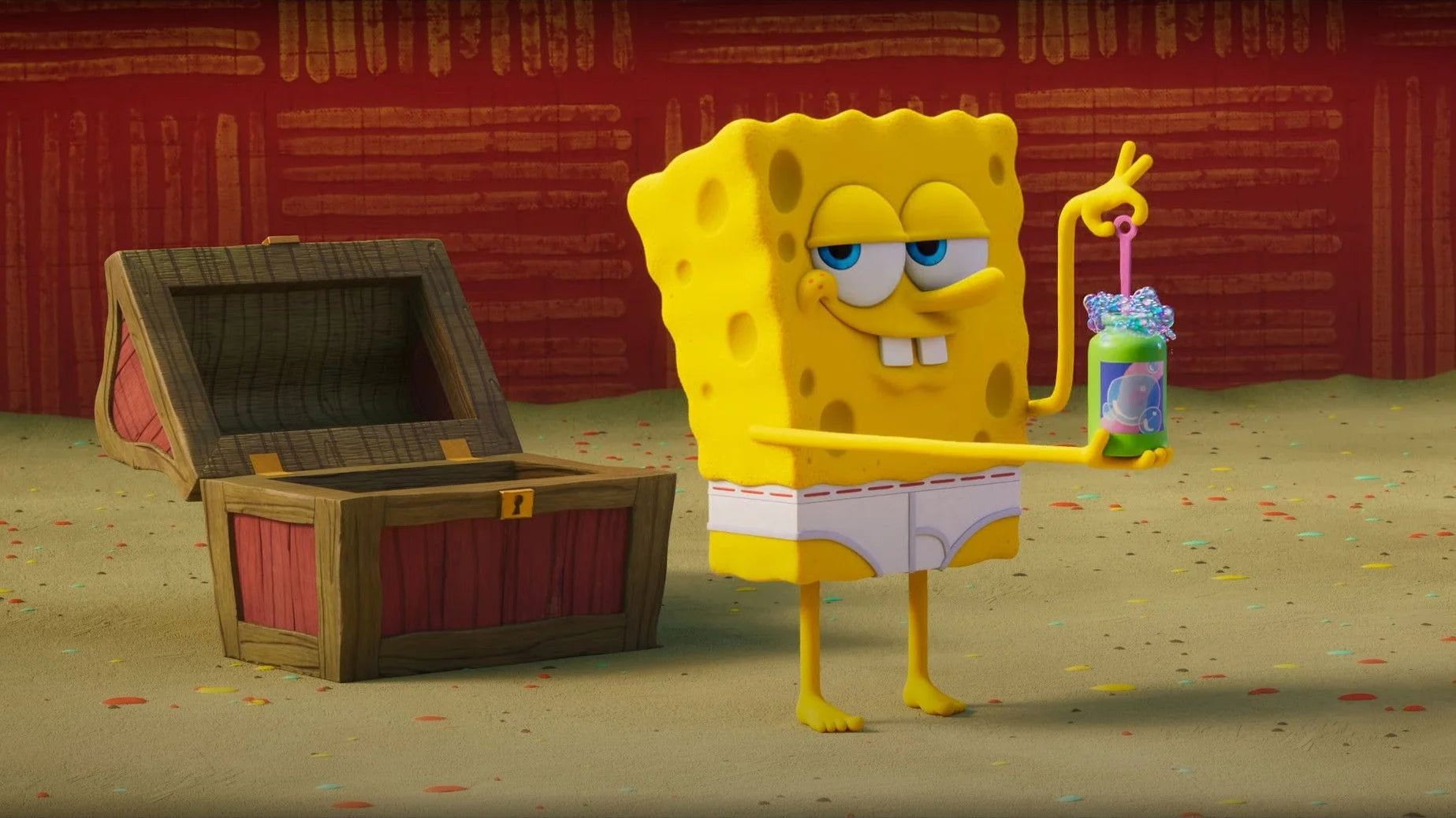 The SpongeBob Movie Search for SquarePants (2025) home theater movie art - The Popcorn Poster Store