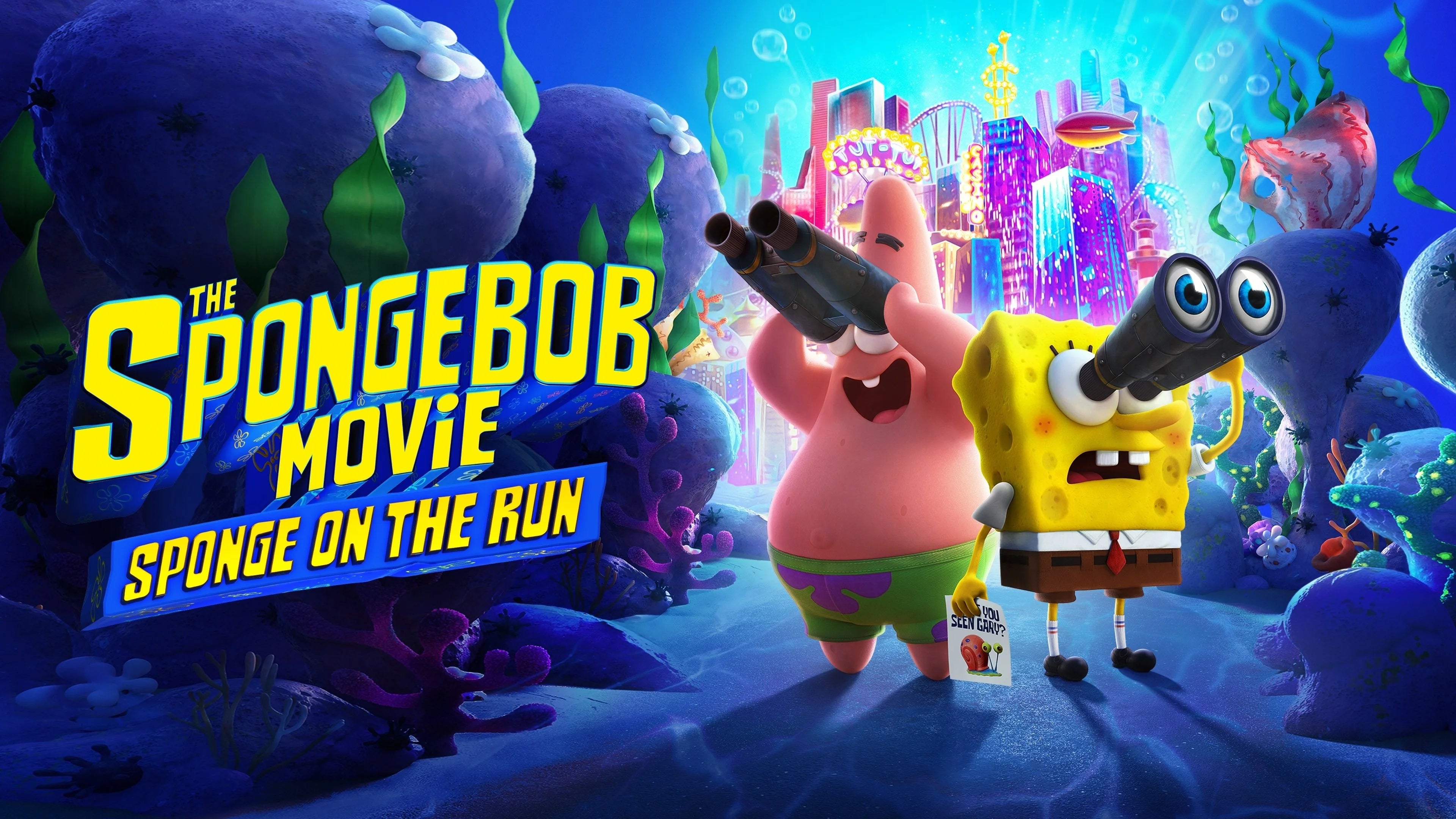 The SpongeBob Movie Sponge on the Run (2020) home theater movie art - The Popcorn Poster Store