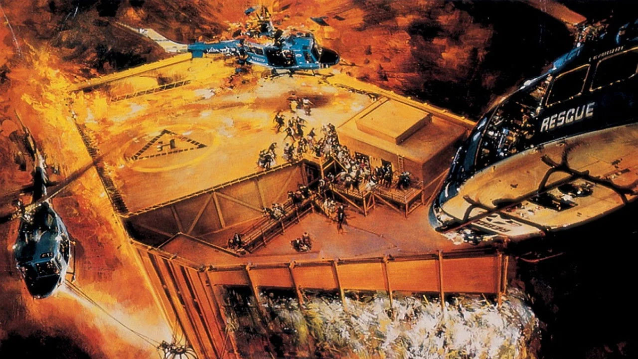 The Towering Inferno (1974) home theater movie art - The Popcorn Poster Store