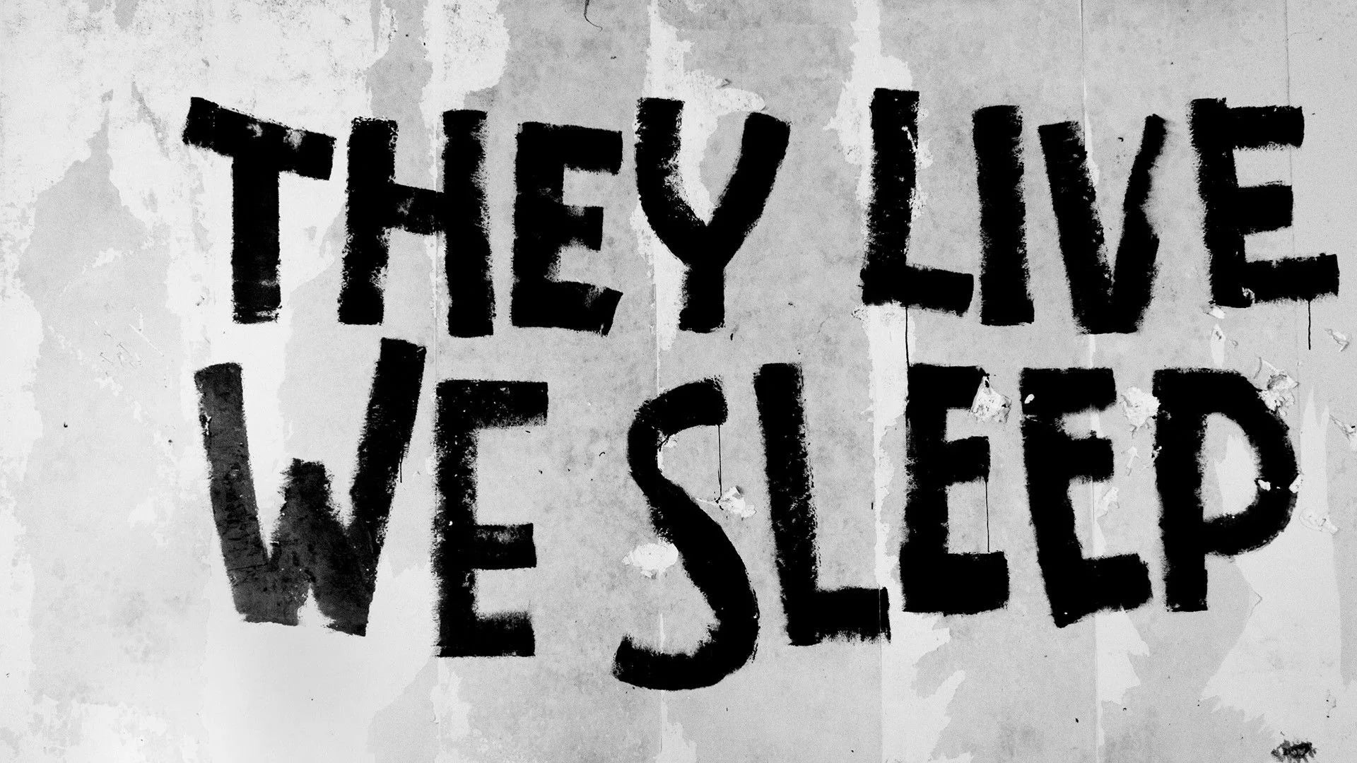 They Live (1988) home theater movie art - The Popcorn Poster Store