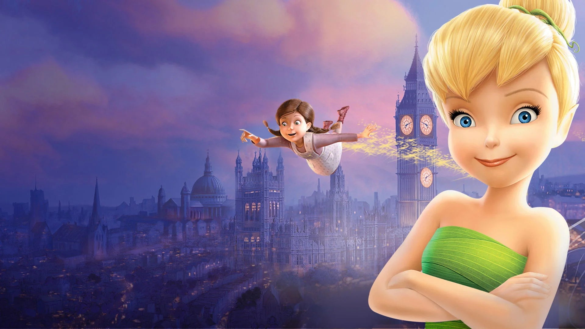 Tinker Bell and the Great Fairy Rescue (2010) home theater movie art - The Popcorn Poster Store
