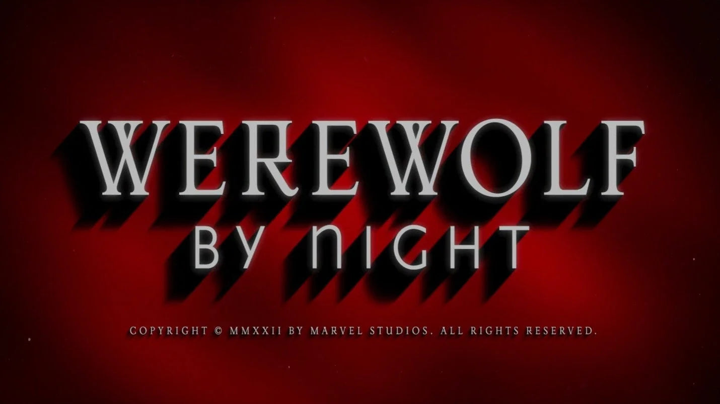 Werewolf by Night (2022) home theater movie art - The Popcorn Poster Store
