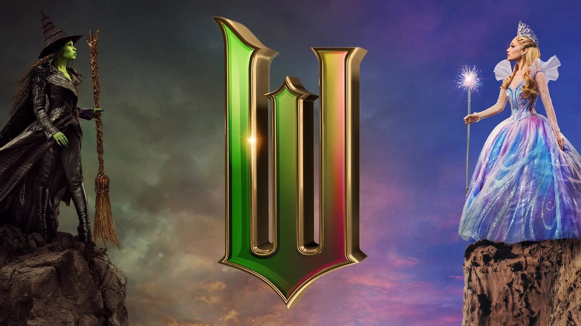 Wicked For Good (2025) home theater movie art - The Popcorn Poster Store