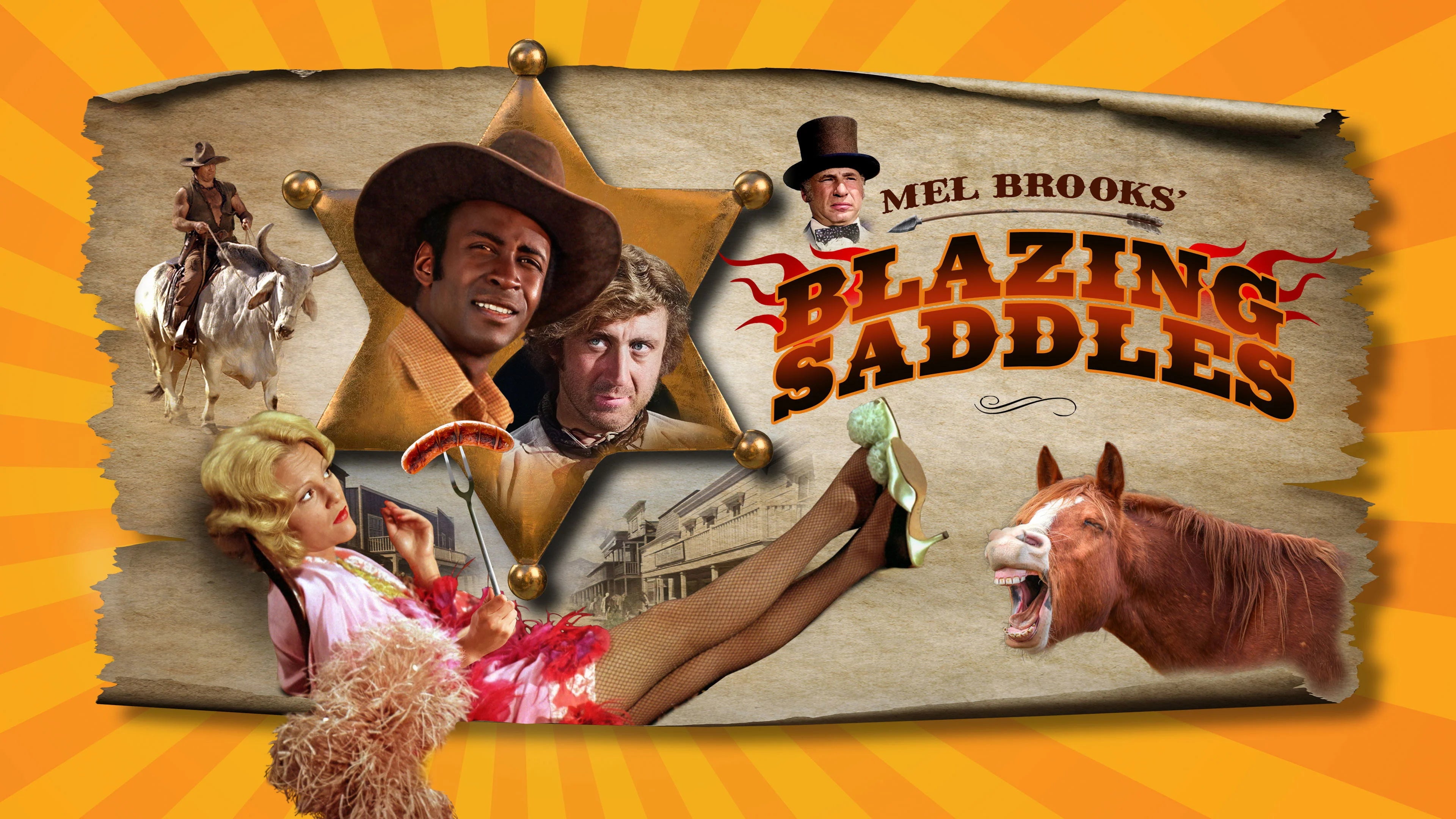 Perfect Blazing Saddles (1974) Man Cave wall filler - Popcorn Poster Gallery
