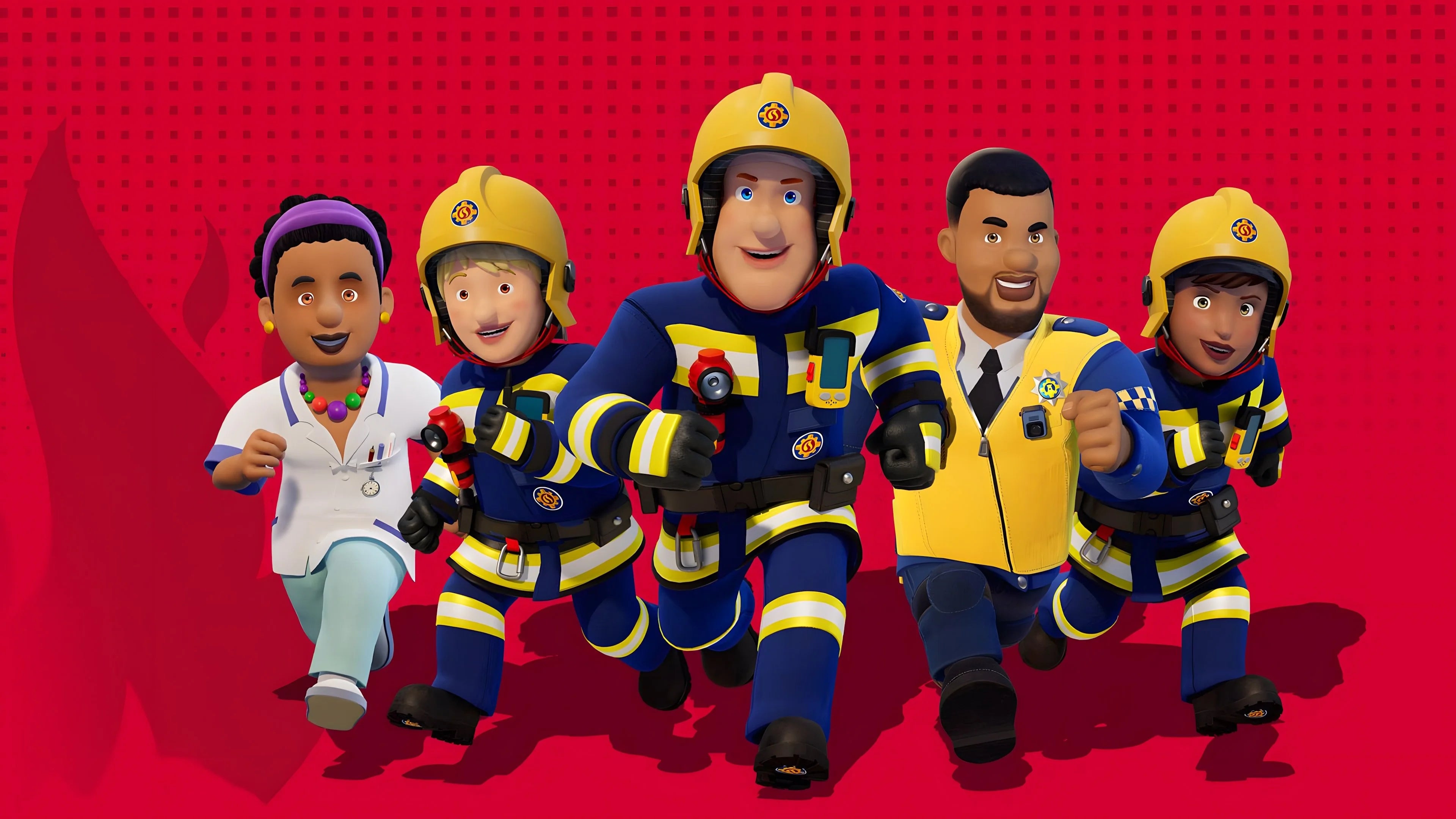 Perfect Fireman Sam (1987) Man Cave wall filler - Popcorn Poster Gallery