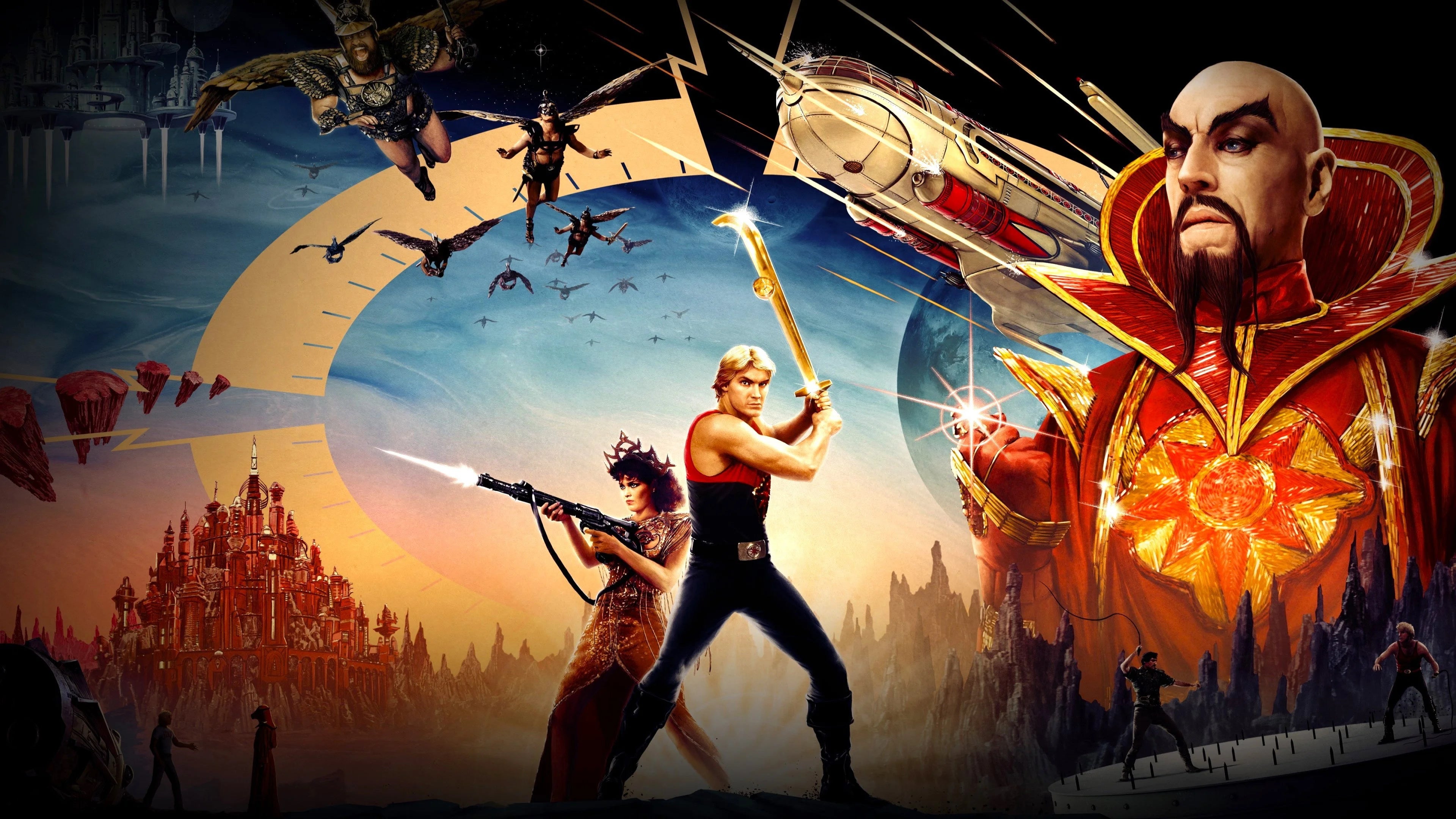 Perfect Flash Gordon (1980) Man Cave wall filler - Popcorn Poster Gallery