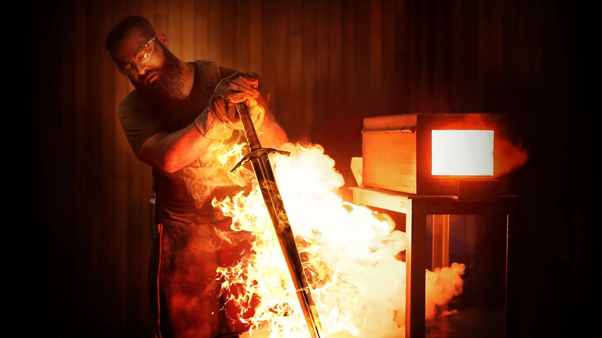 Perfect Forged in Fire (2015) Man Cave wall filler - Popcorn Poster Gallery