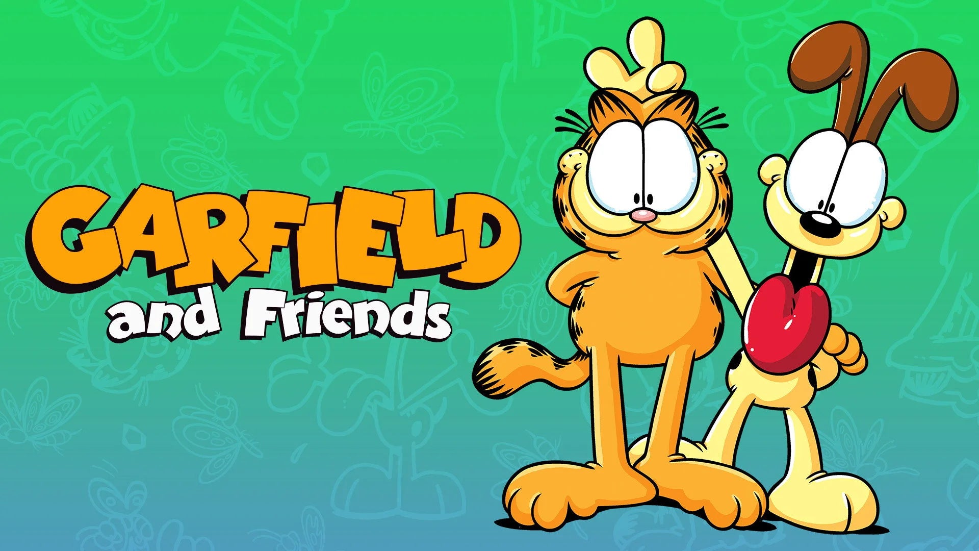 Perfect Garfield and Friends (1988) Man Cave wall filler - Popcorn Poster Gallery