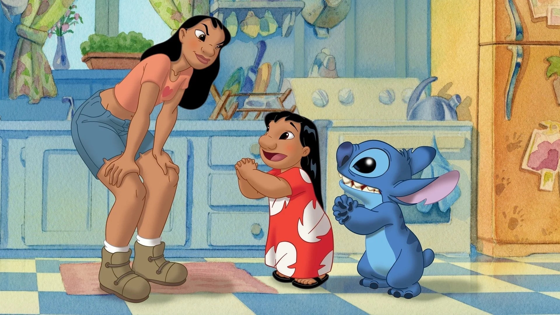Perfect Lilo & Stitch 2 Stitch Has a Glitch (2005) Man Cave wall filler - Popcorn Poster Gallery