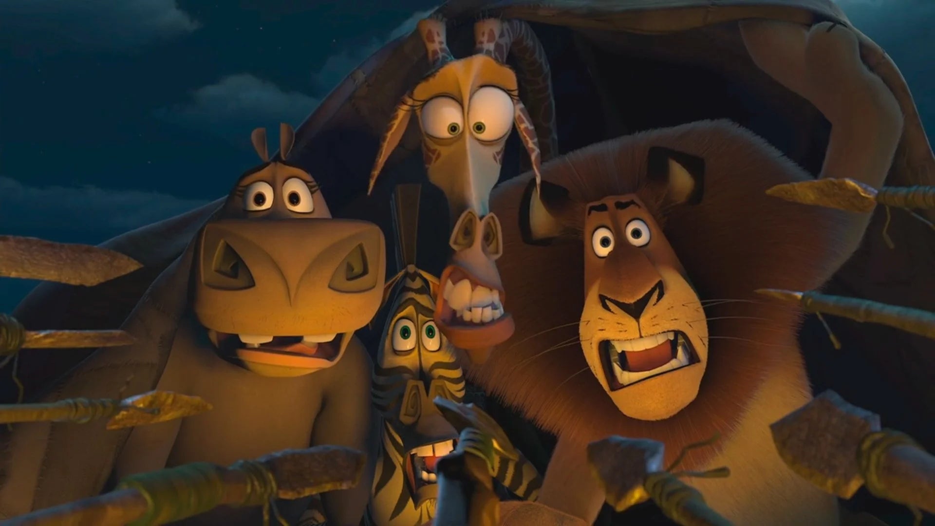 Perfect Merry Madagascar (2009) Man Cave wall filler - Popcorn Poster Gallery