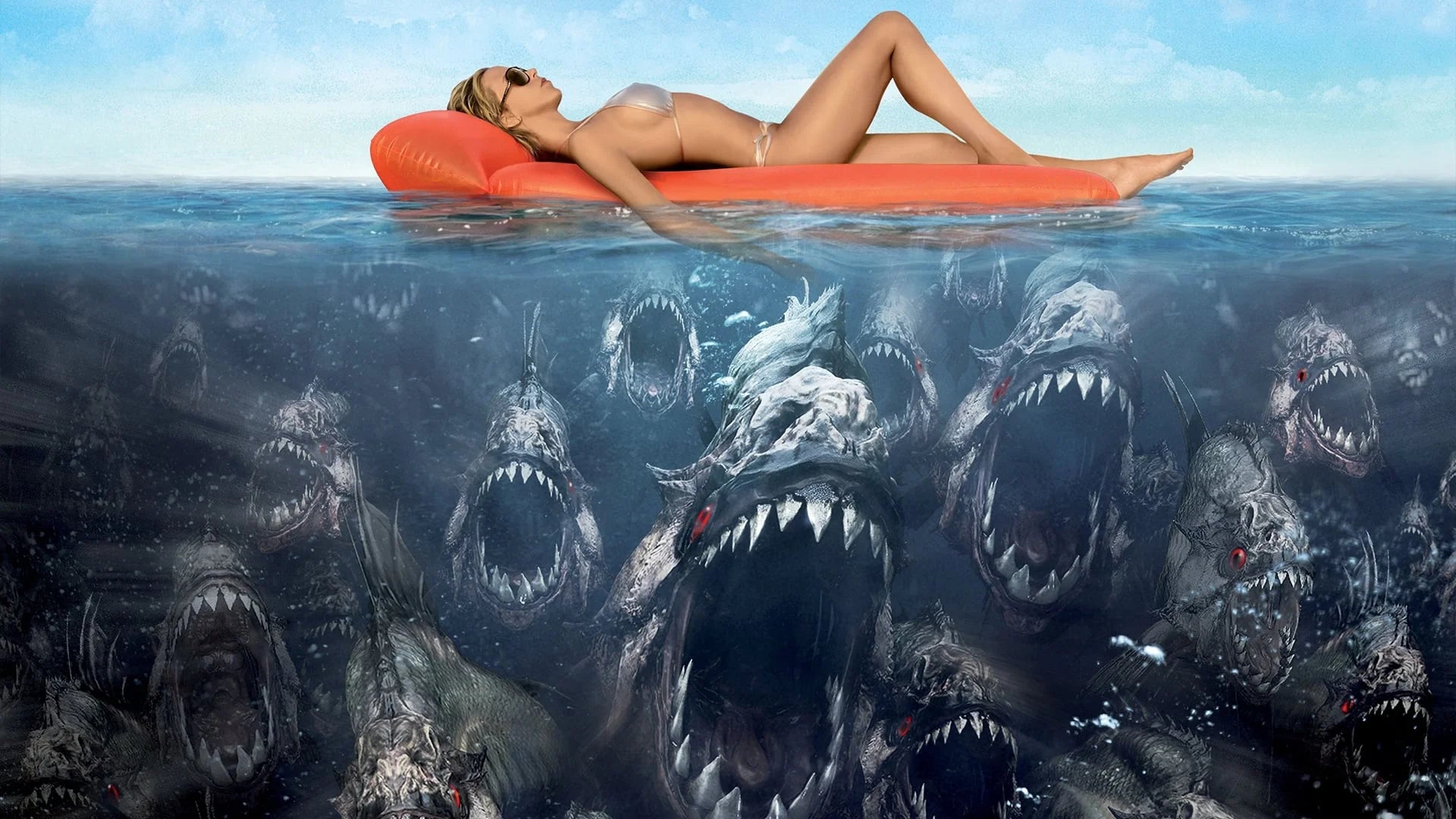 Perfect Piranha 3D (2010) Man Cave wall filler - Popcorn Poster Gallery