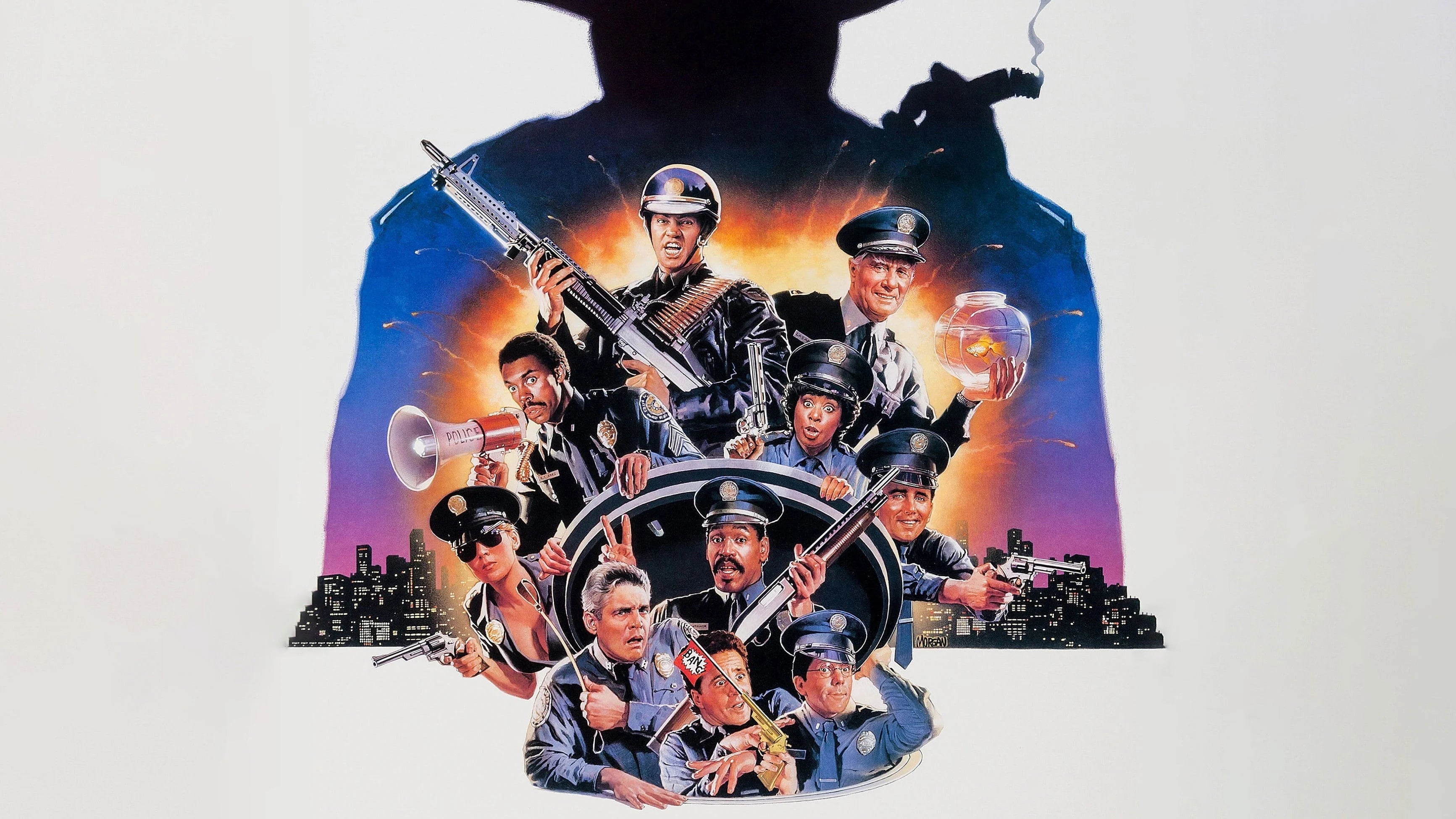 Perfect Police Academy 6 City Under Siege (1989) Man Cave wall filler - Popcorn Poster Gallery
