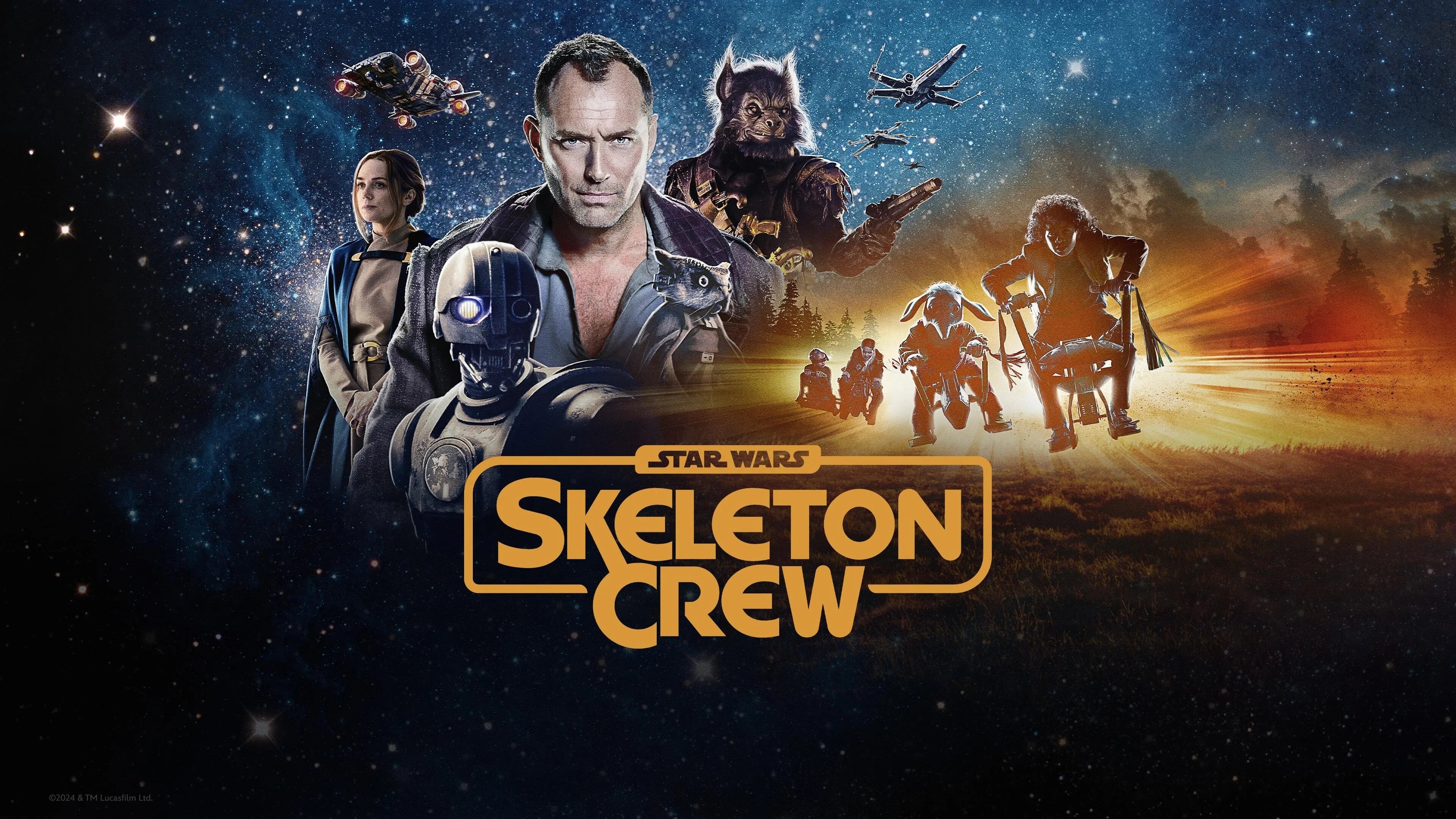 Perfect Star Wars Skeleton Crew (2024) Man Cave wall filler - Popcorn Poster Gallery