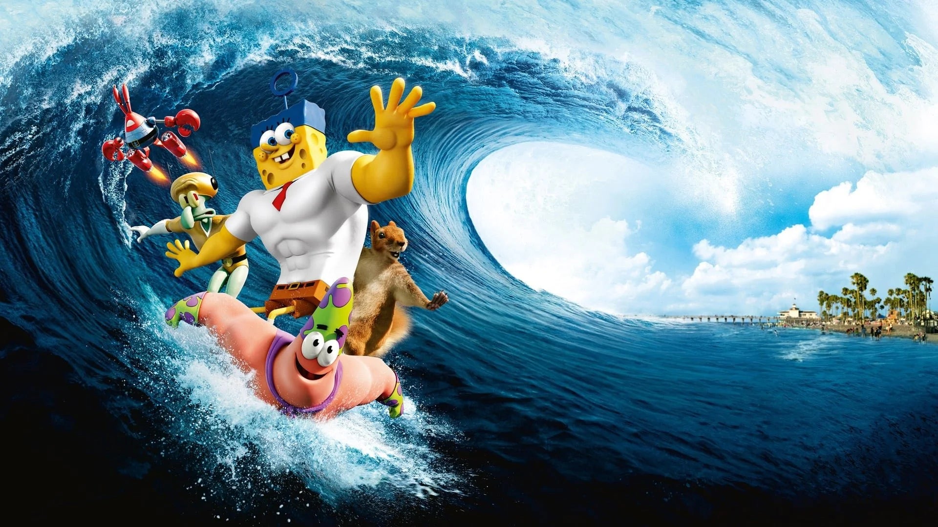 Perfect The SpongeBob Movie Sponge Out of Water (2015) Man Cave wall filler - Popcorn Poster Gallery