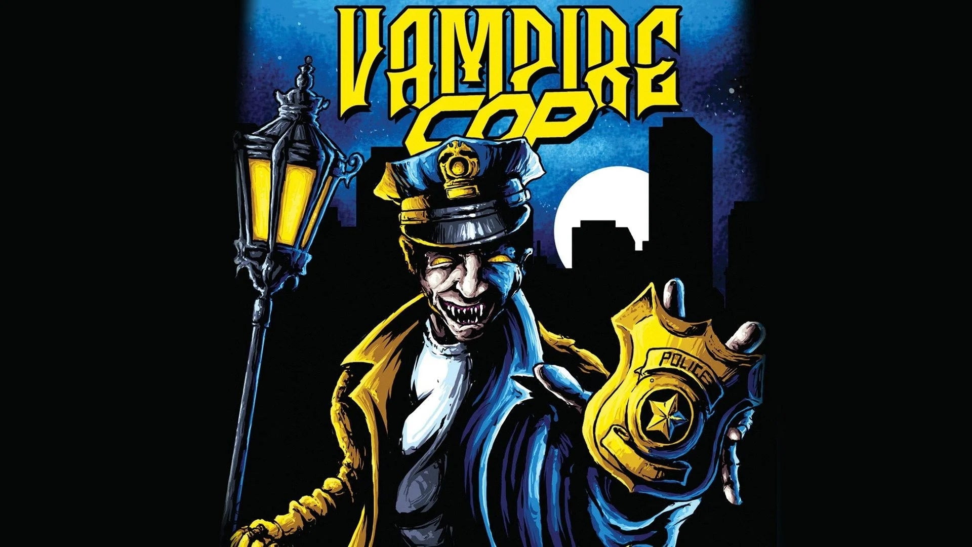 Perfect Vampire Cop (1990) Man Cave wall filler - Popcorn Poster Gallery